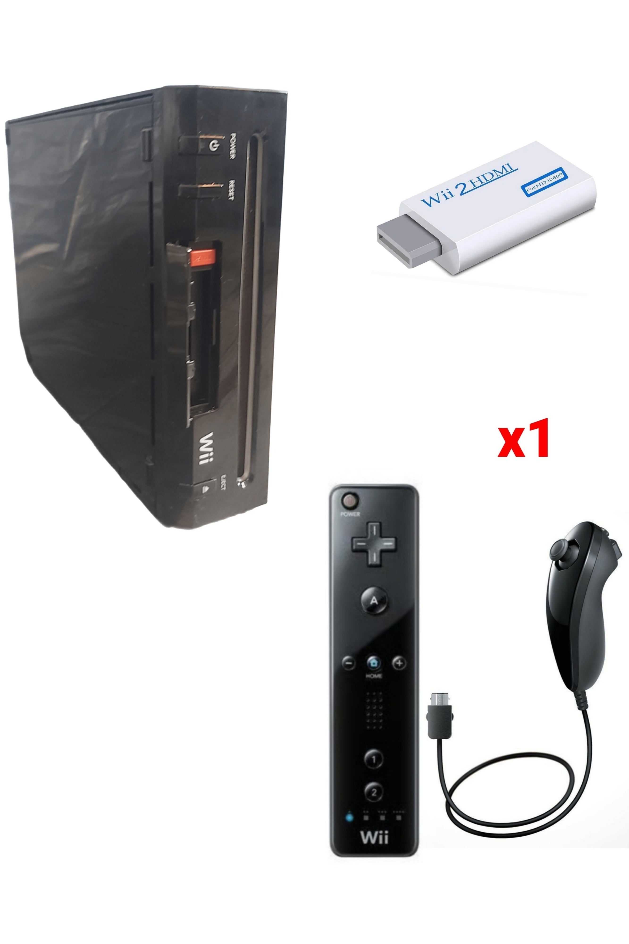 Console Nintendo WII NOIRE (Version non rétro-compatible)