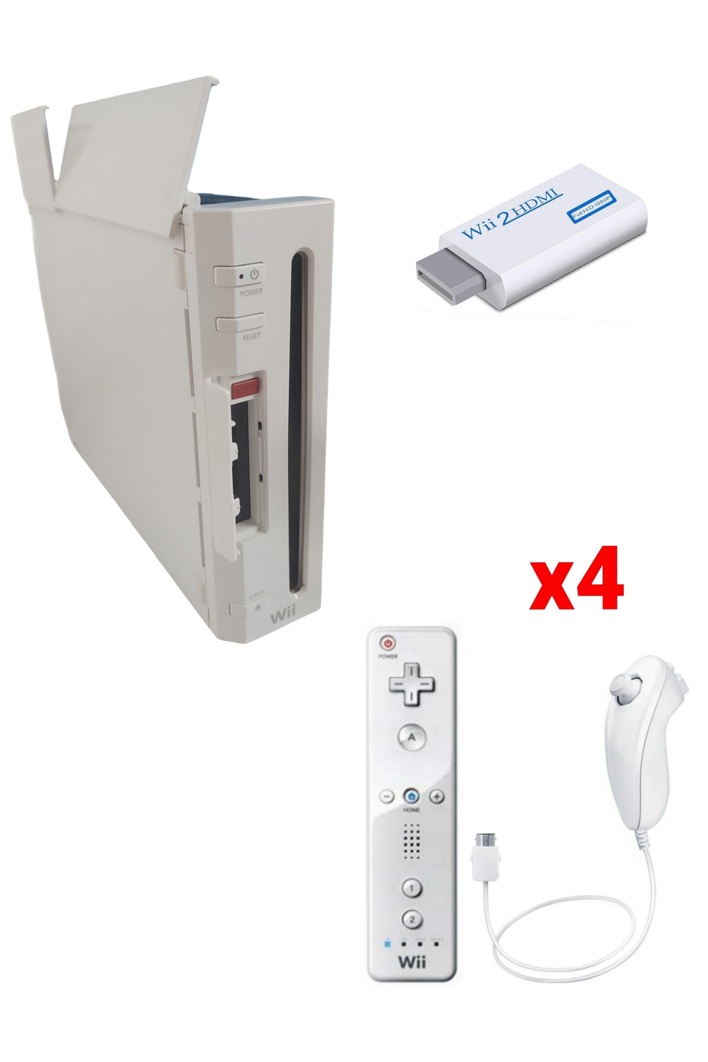 Console Nintendo WII BLANCHE (Version rétro-compatible Gamecube)