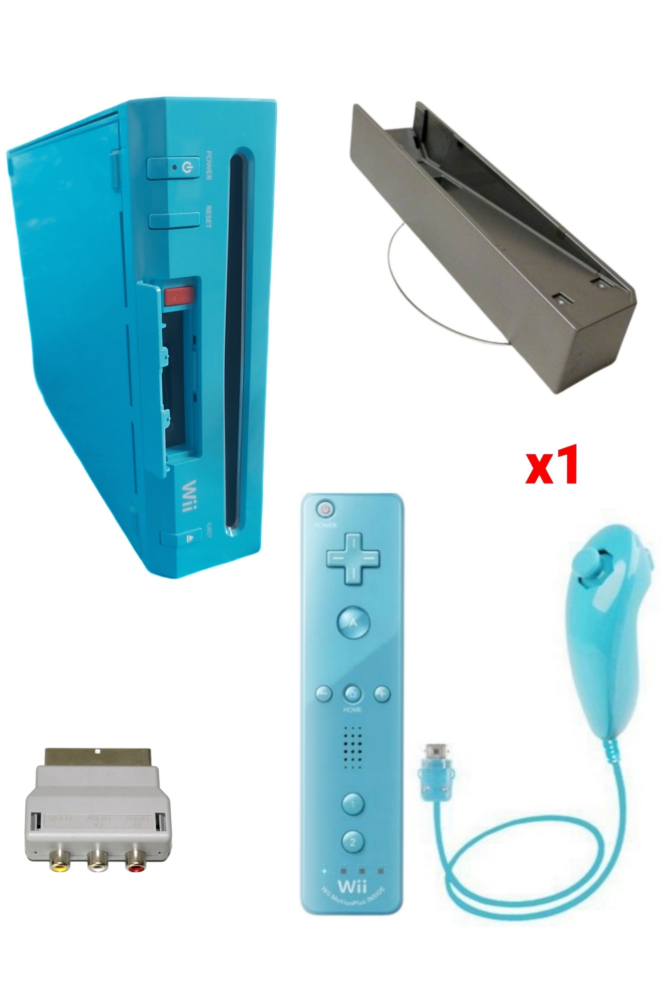 Console Nintendo WII BLEUE (Non Rétro-compatible Gamecube)