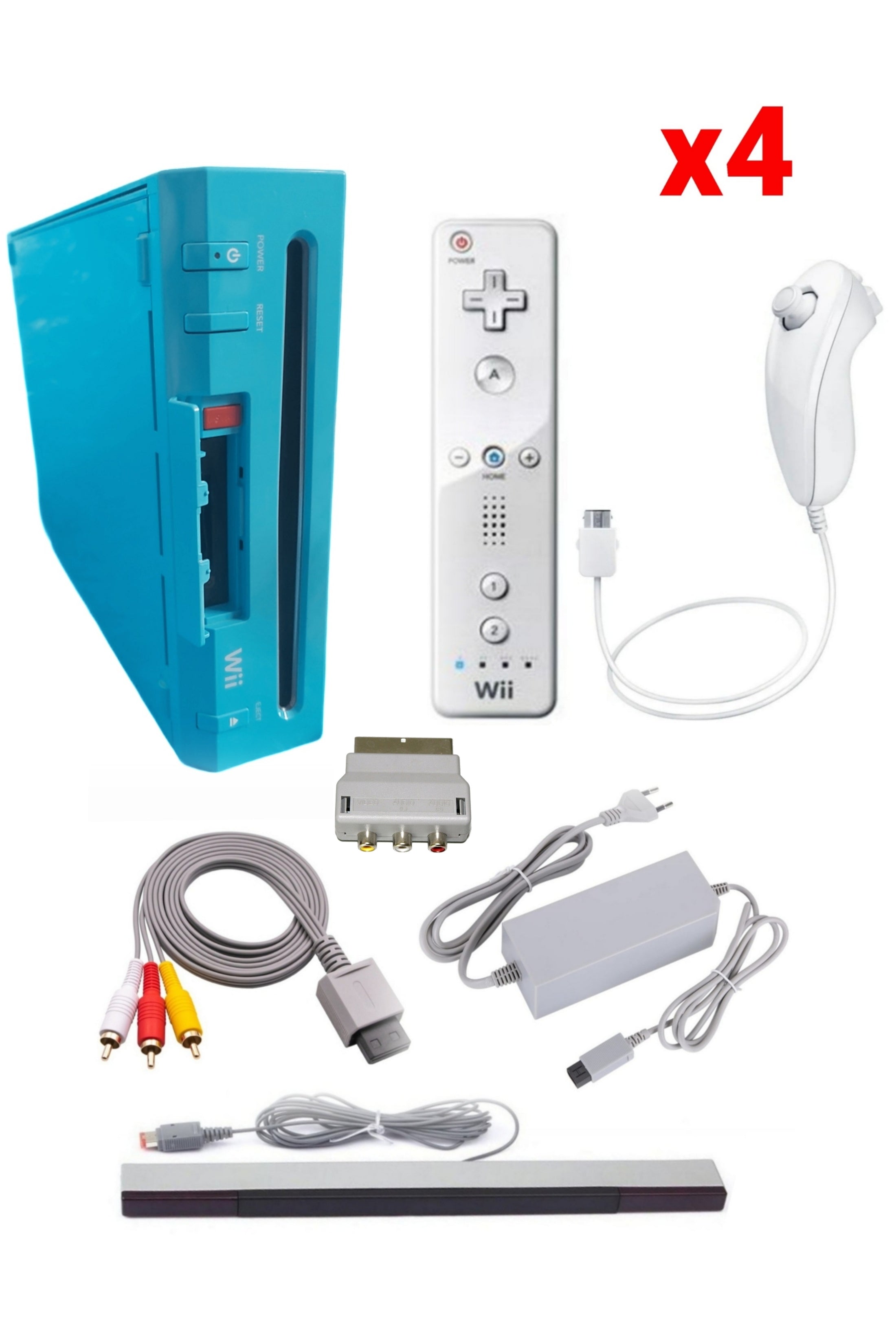 Console Nintendo WII BLEUE (Non Rétro-compatible Gamecube)