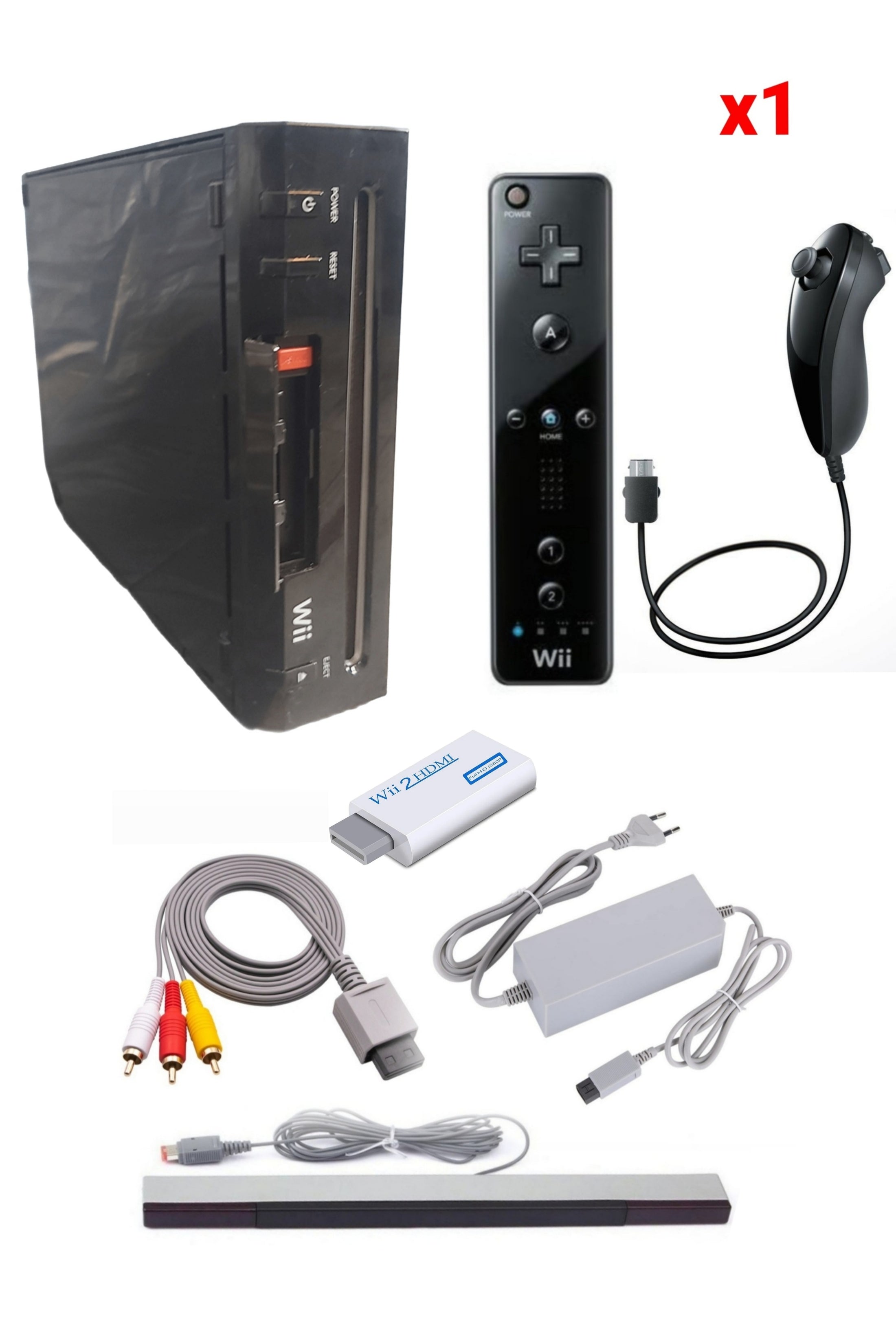 Console Nintendo WII NOIRE (Version non rétro-compatible)