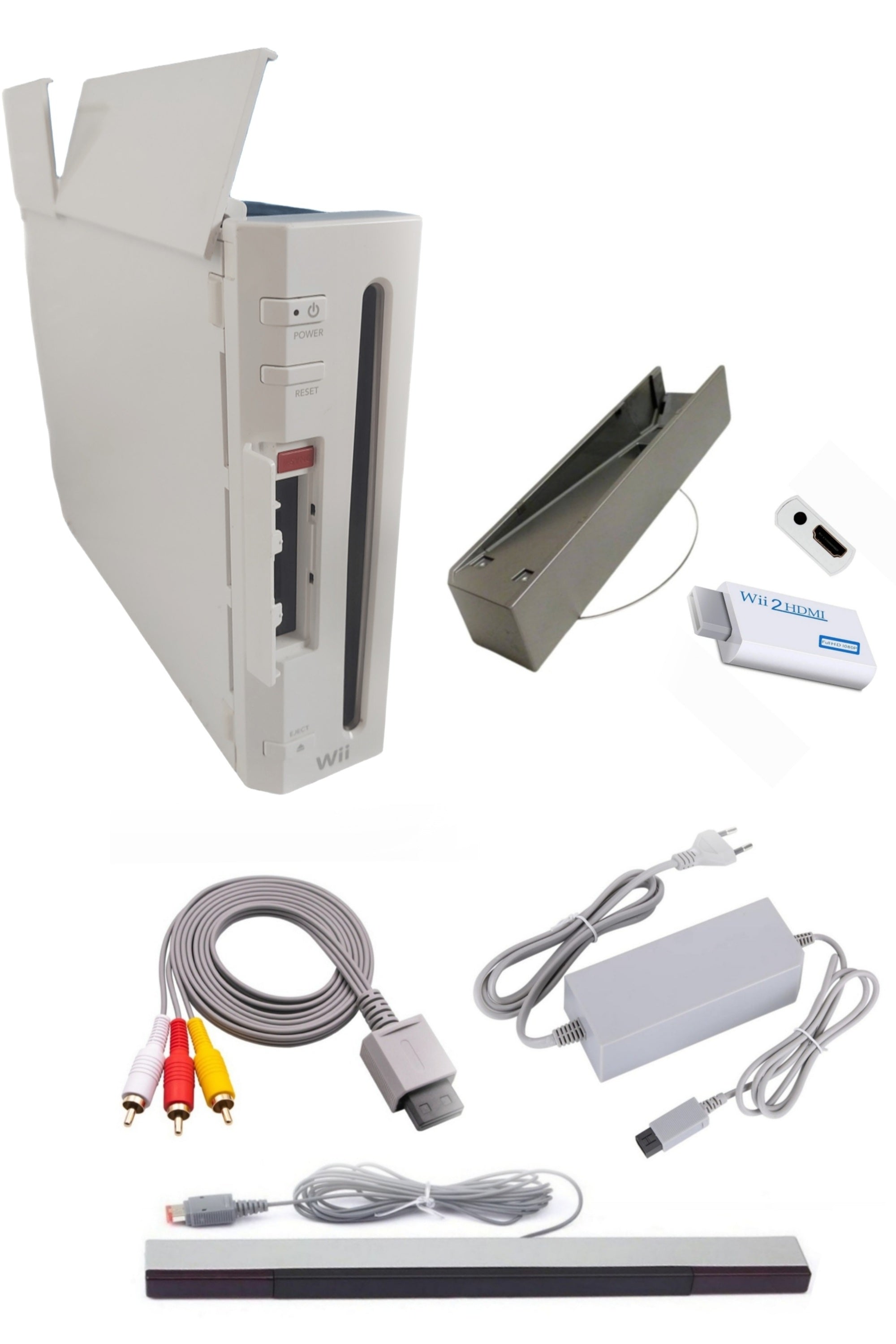 Console Nintendo WII BLANCHE (Version rétro-compatible Gamecube)