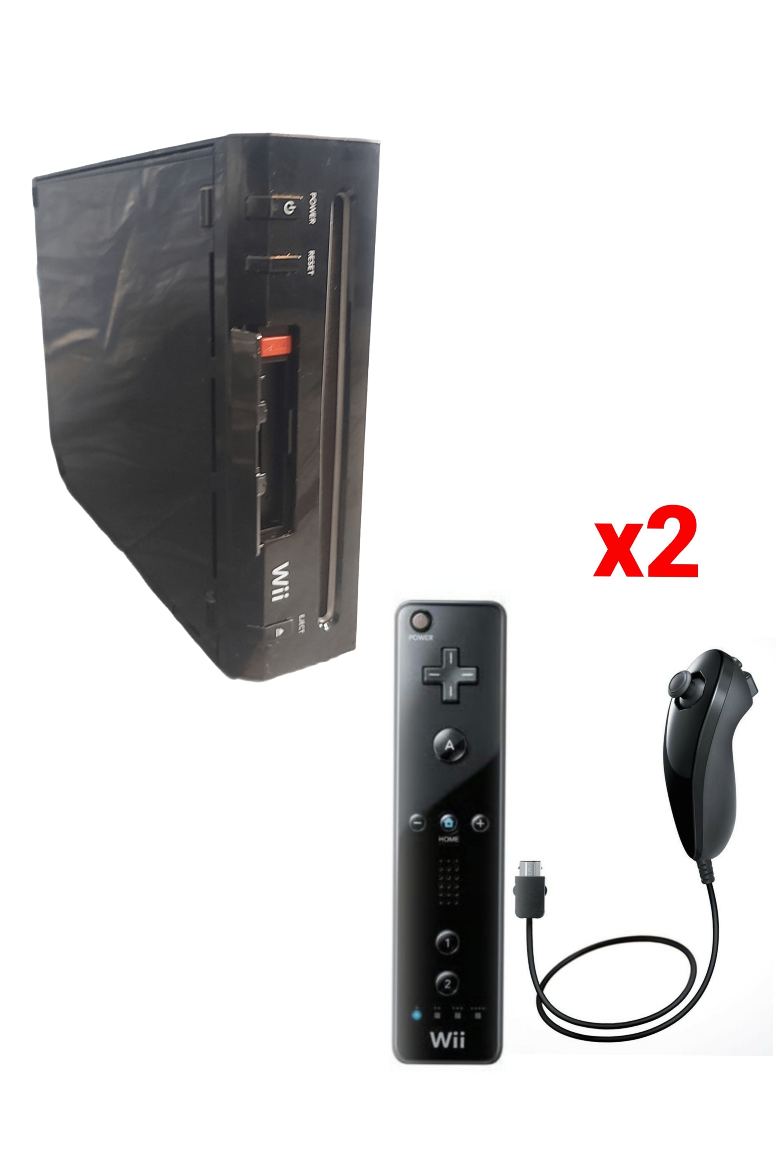 Console Nintendo WII NOIRE (Version non rétro-compatible)