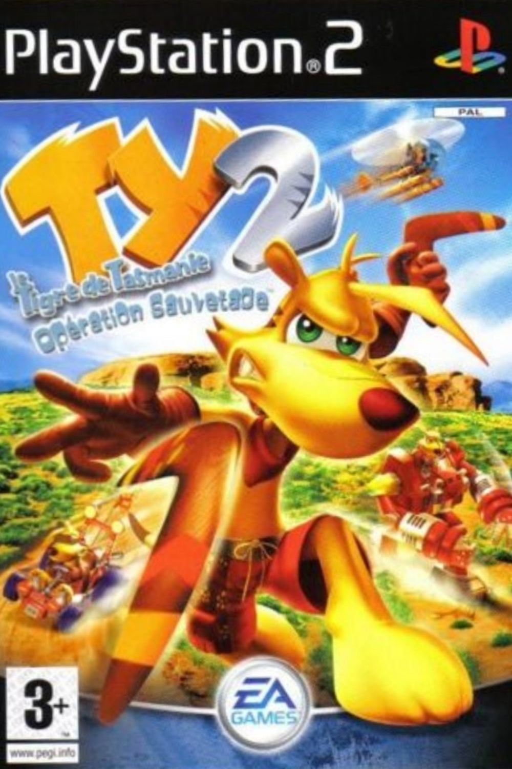 Jeu PS2 - TY LE TIGRE DE TASMANIE 2 : Opération Sauvetage
