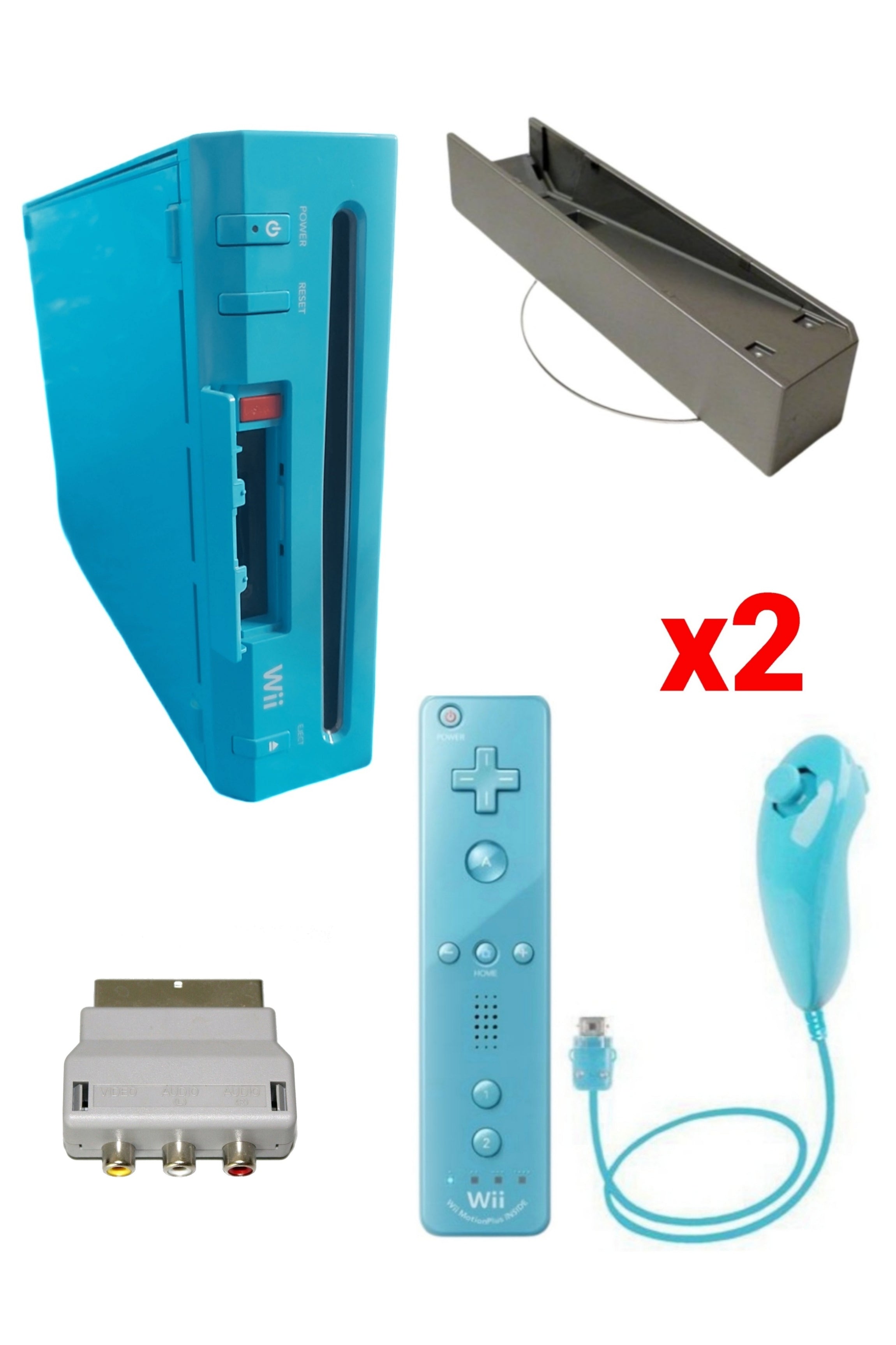 Console Nintendo WII BLEUE (Non Rétro-compatible Gamecube)