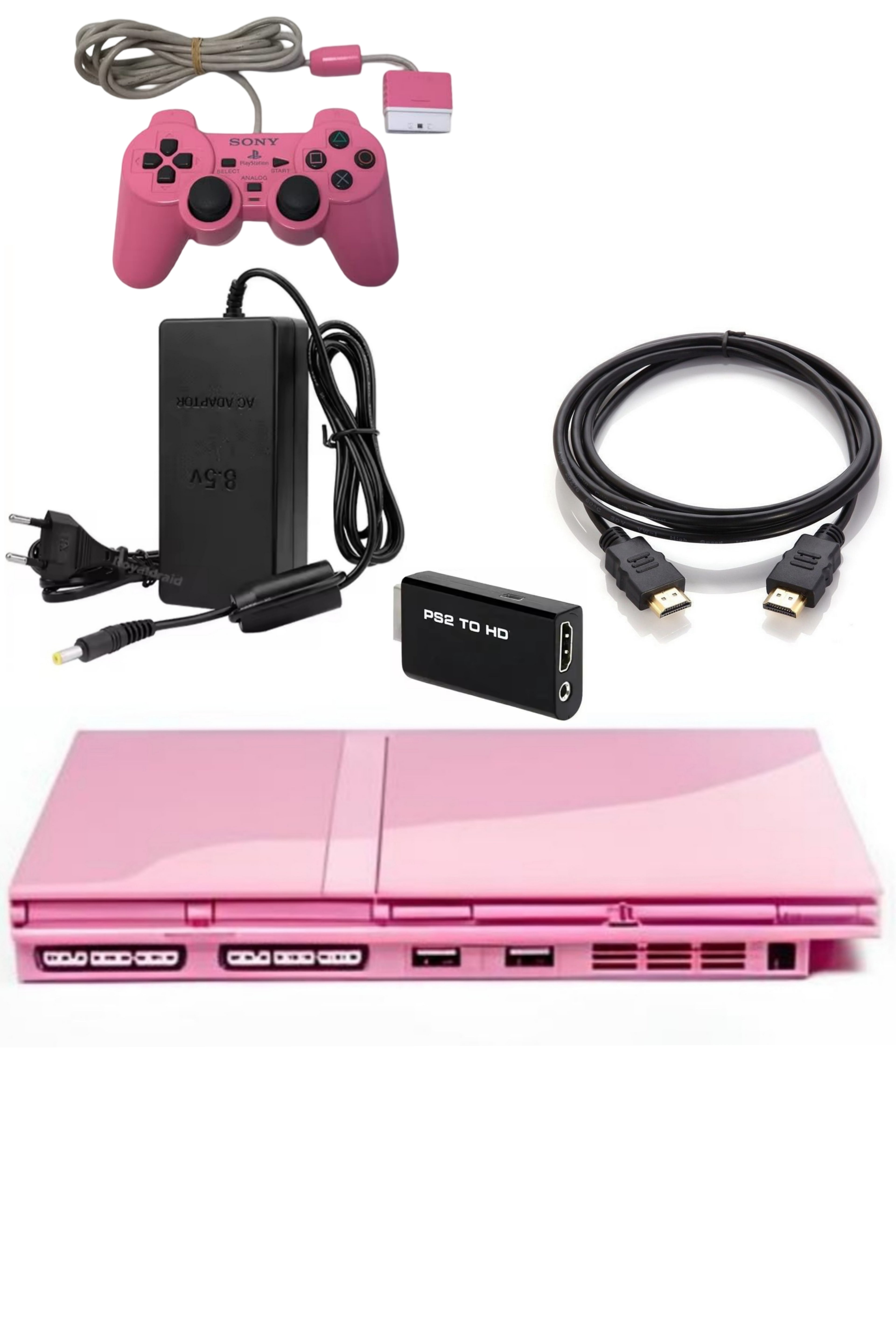 Console PlayStation 2 (PS2) SLIM Rose (Pink)