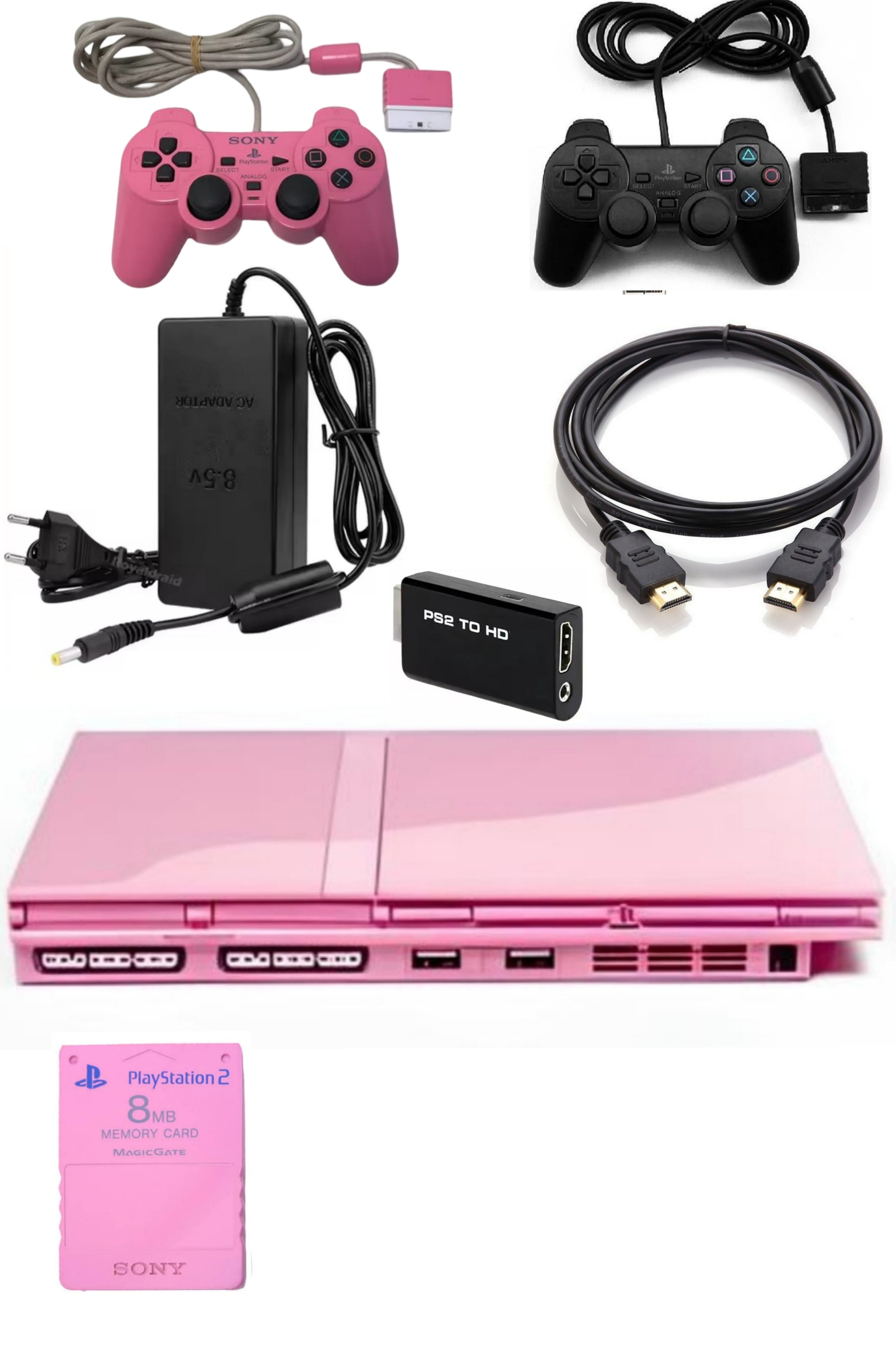 Console PlayStation 2 (PS2) SLIM Rose (Pink)