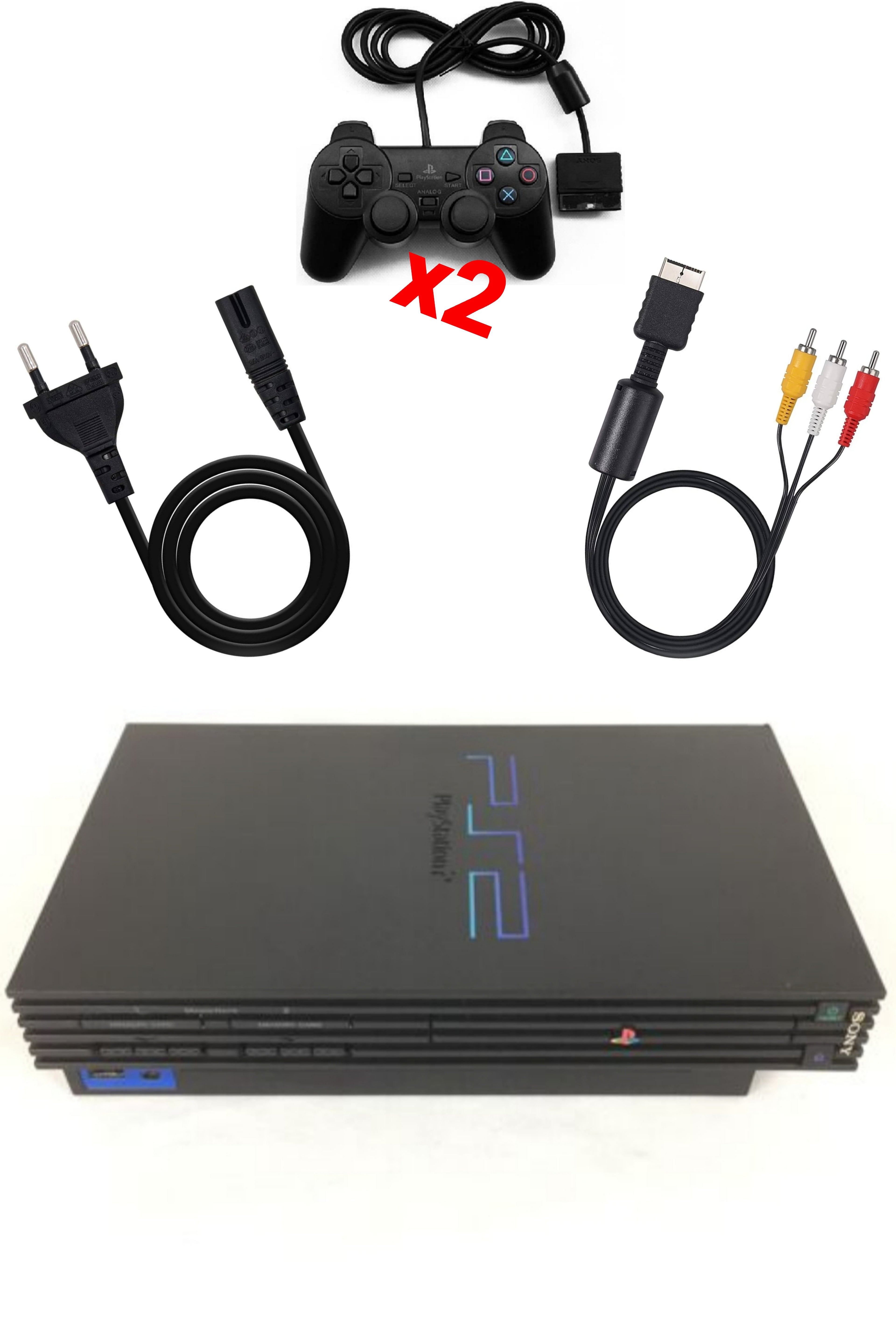 Console PlayStation 2 (PS2) FAT Noire