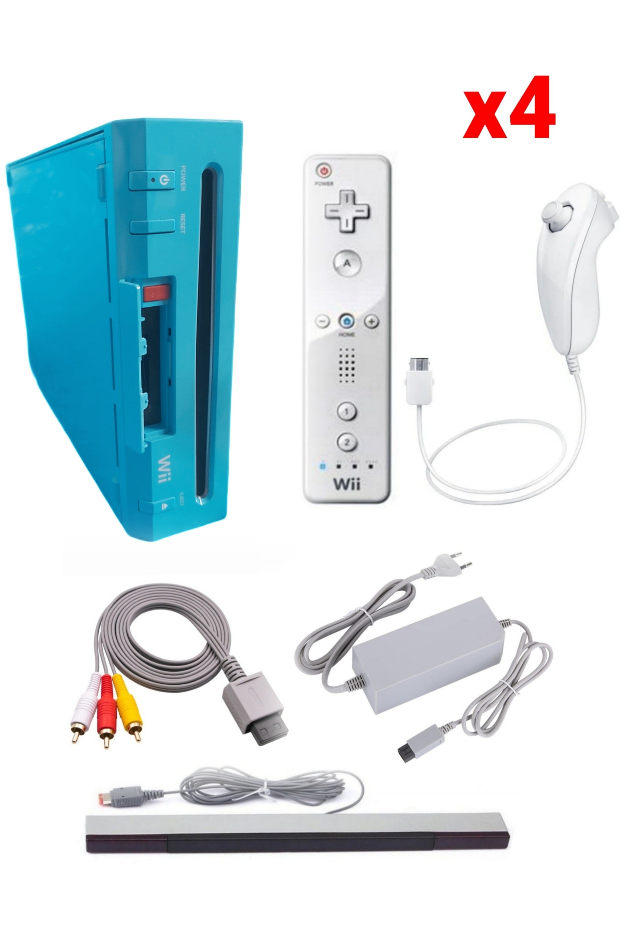 Console Nintendo WII BLEUE (Non Rétro-compatible Gamecube)