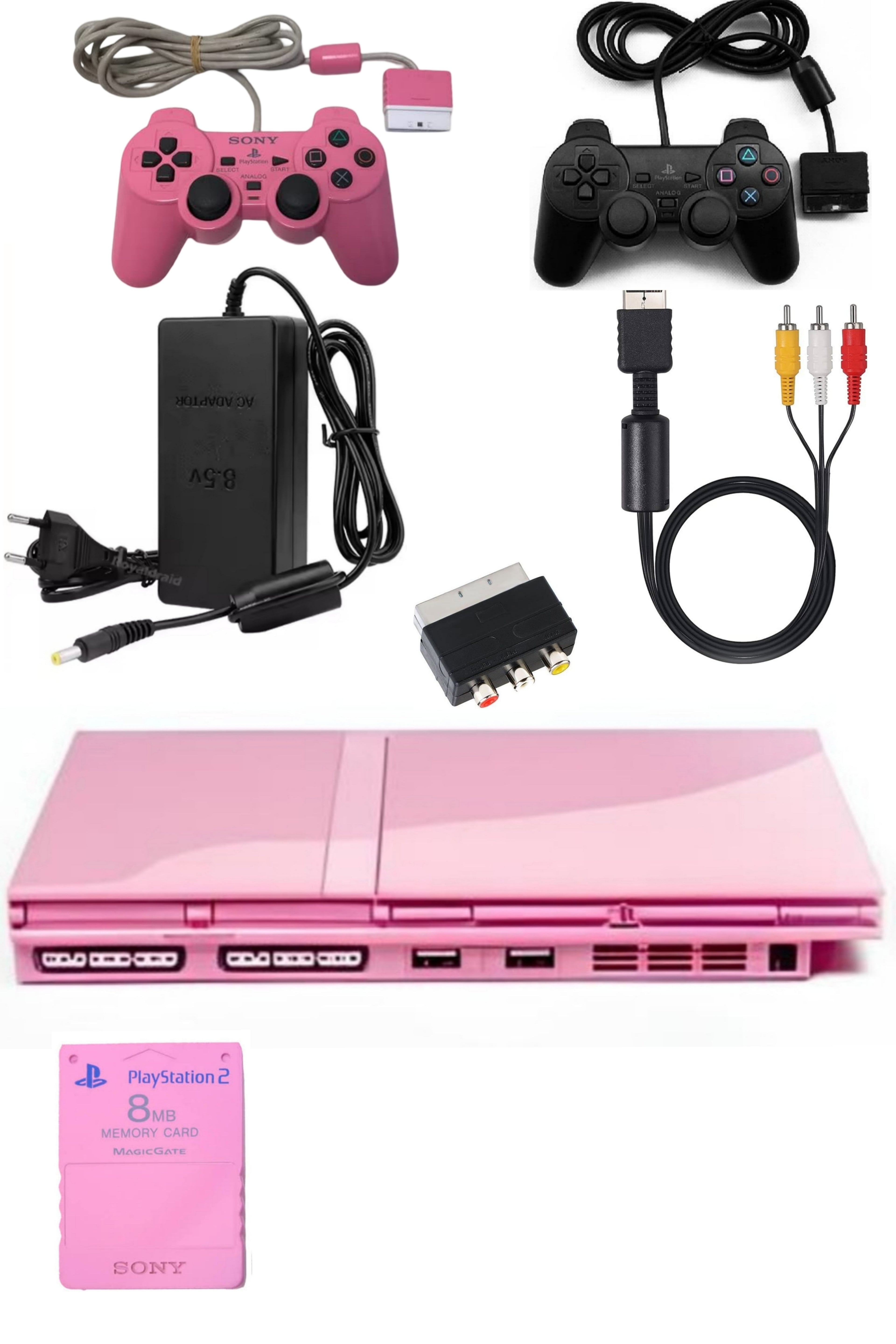 Console PlayStation 2 (PS2) SLIM Rose (Pink)
