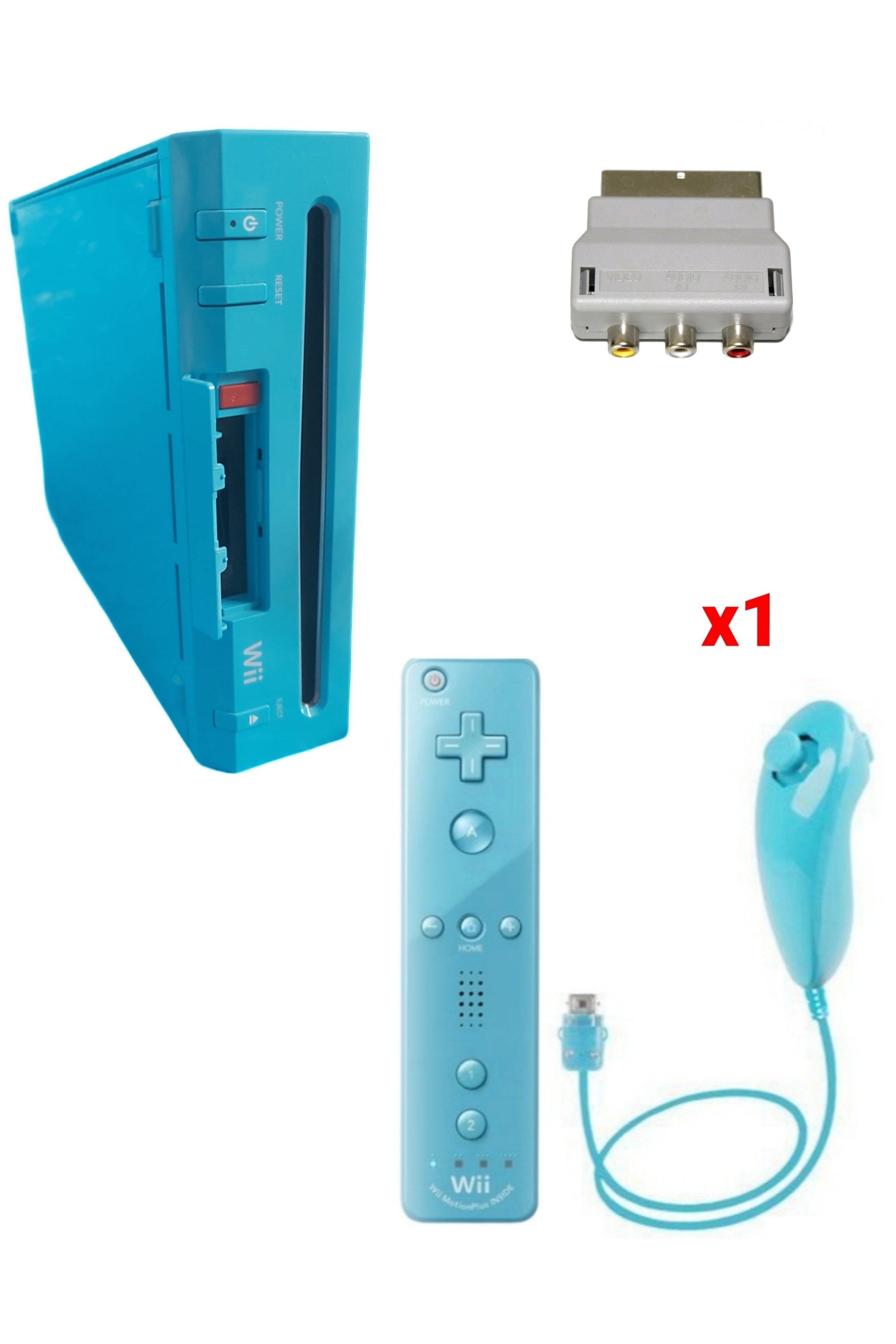 Console Nintendo WII BLEUE (Non Rétro-compatible Gamecube)