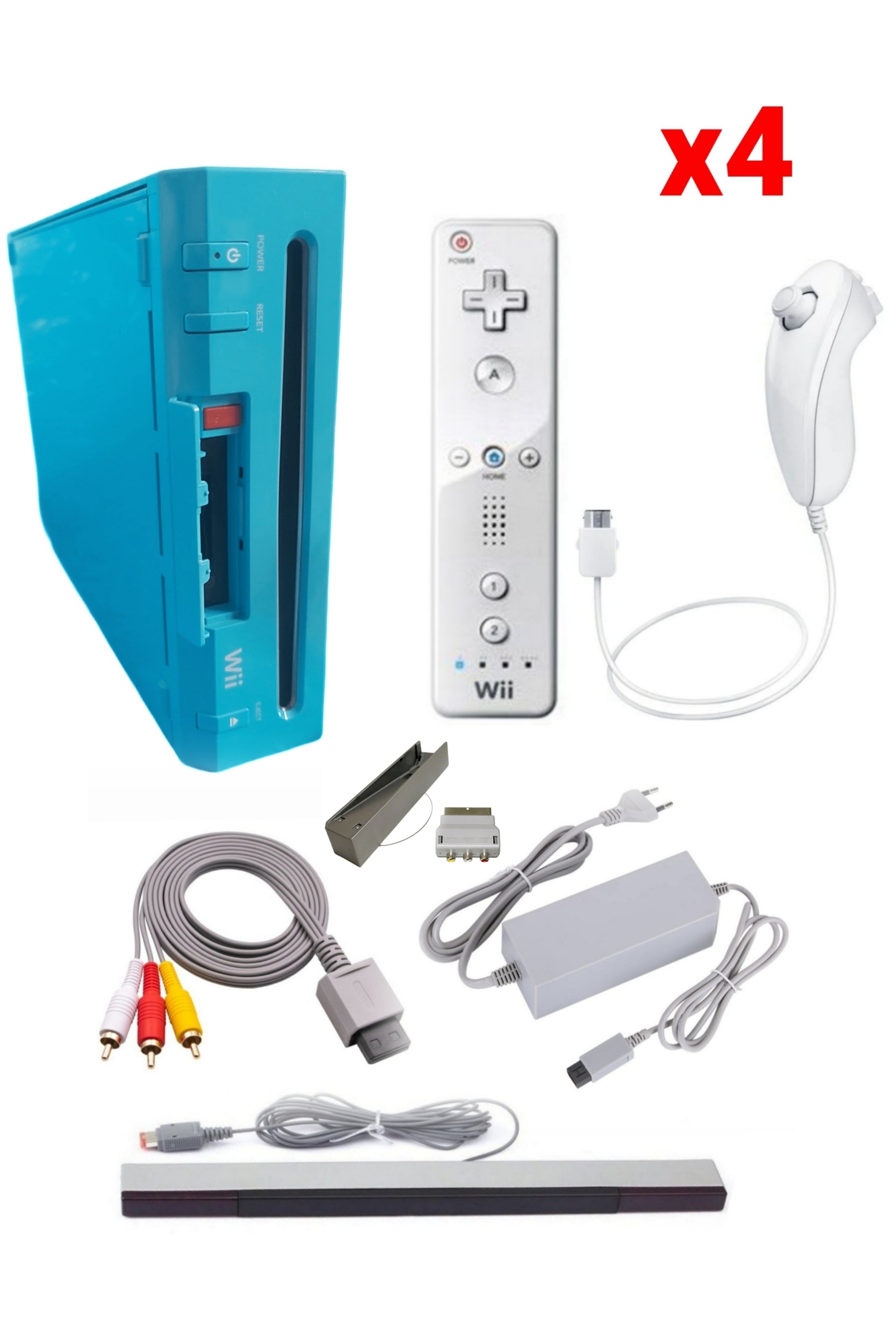 Console Nintendo WII BLEUE (Non Rétro-compatible Gamecube)
