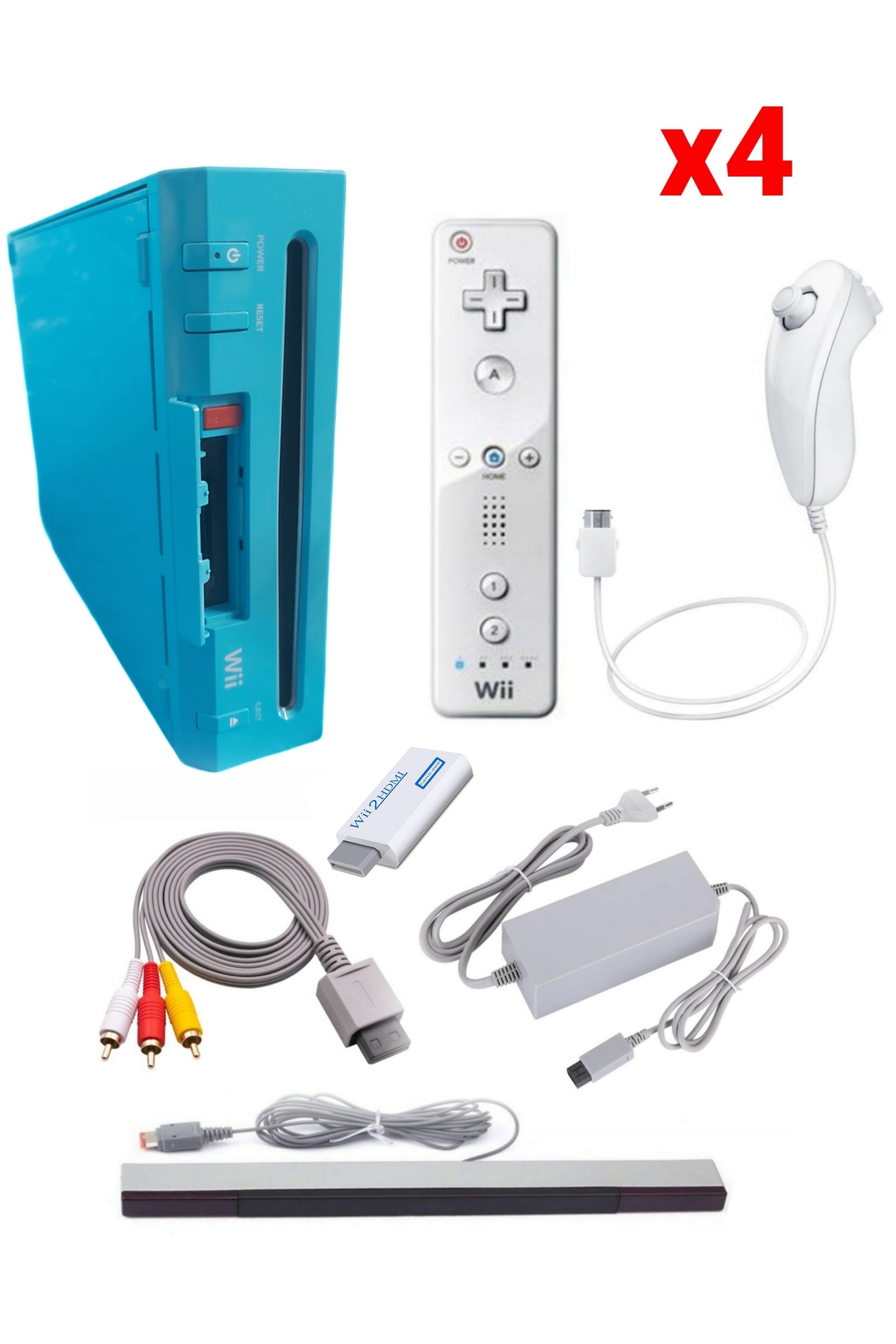 Console Nintendo WII BLEUE (Non Rétro-compatible Gamecube)