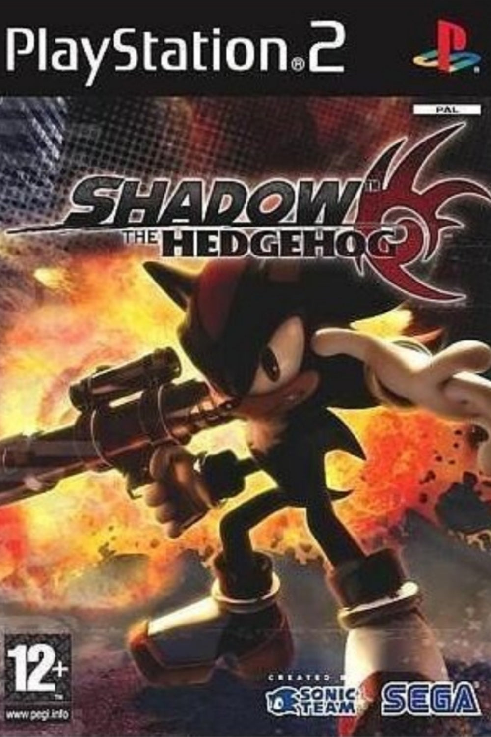 Jeu PS2 - SHADOW THE HEDGEHOG