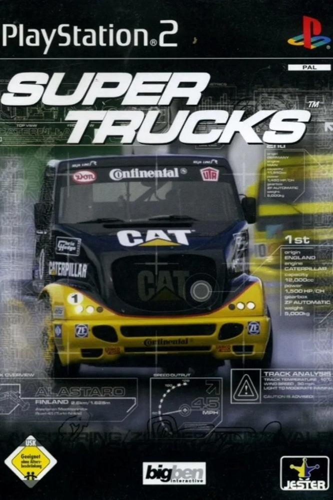 Jeu PS2 - SUPER TRUCKS (Multilangue)