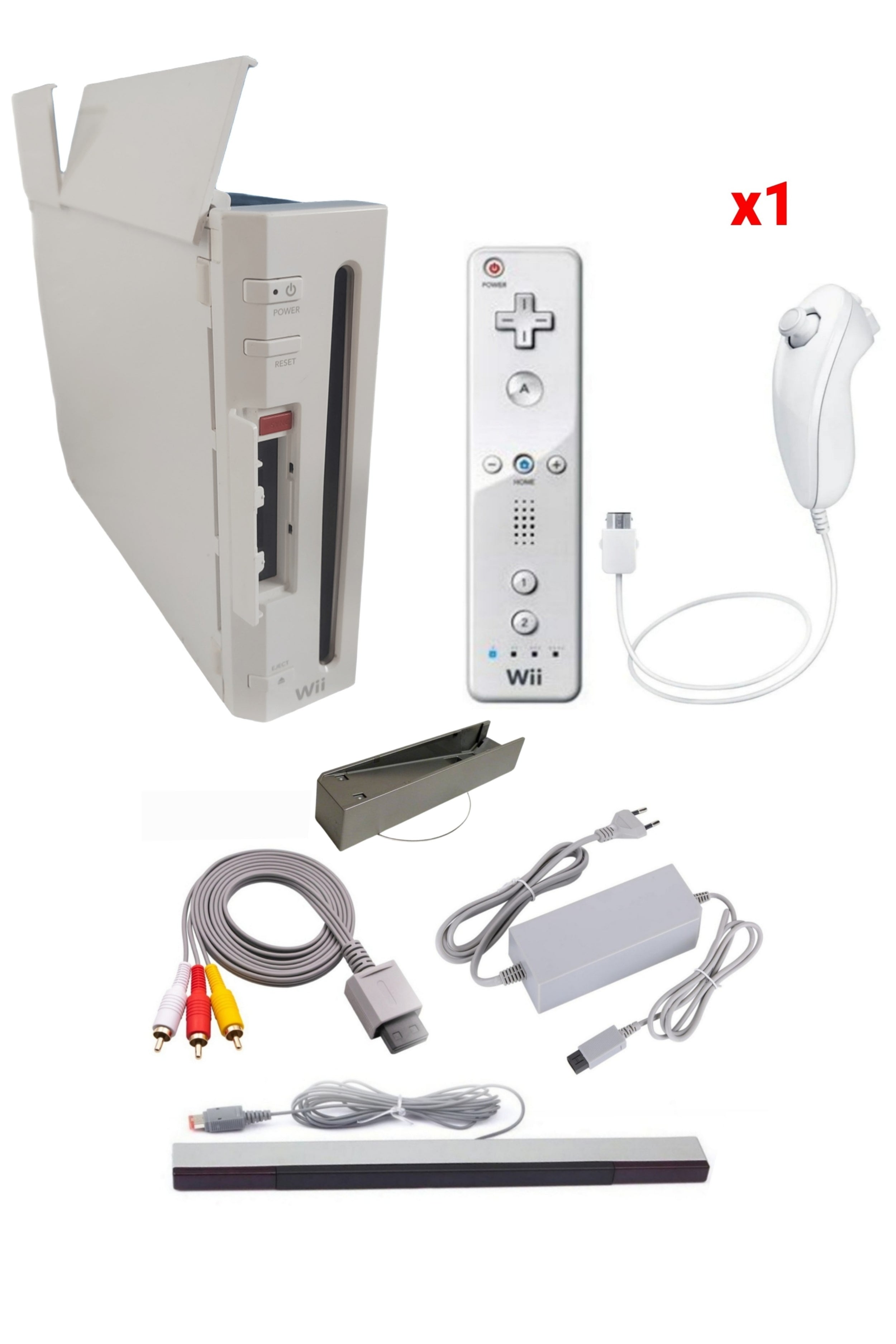 Console Nintendo WII BLANCHE (Version rétro-compatible Gamecube)