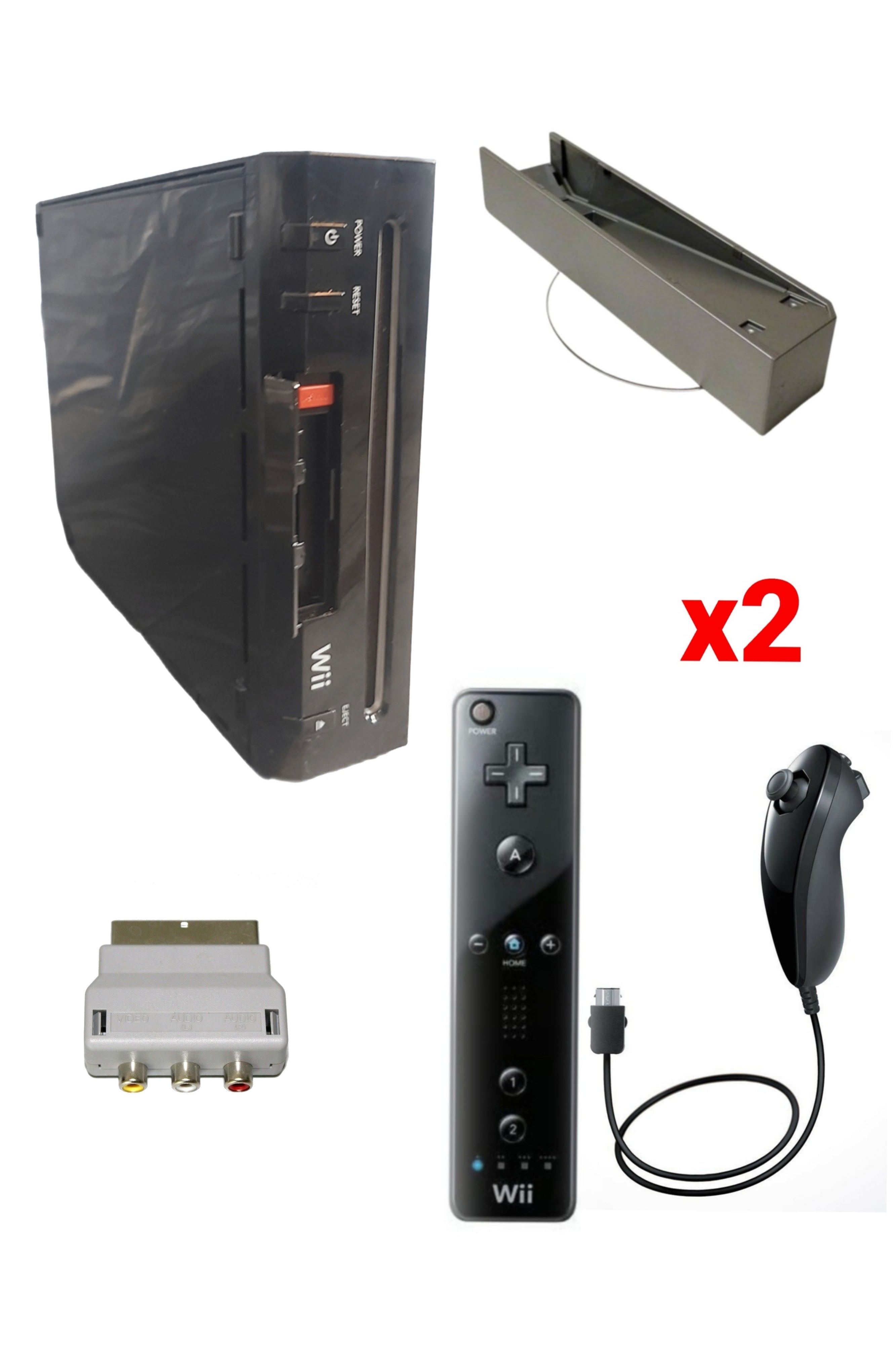 Console Nintendo WII NOIRE (Version non rétro-compatible)