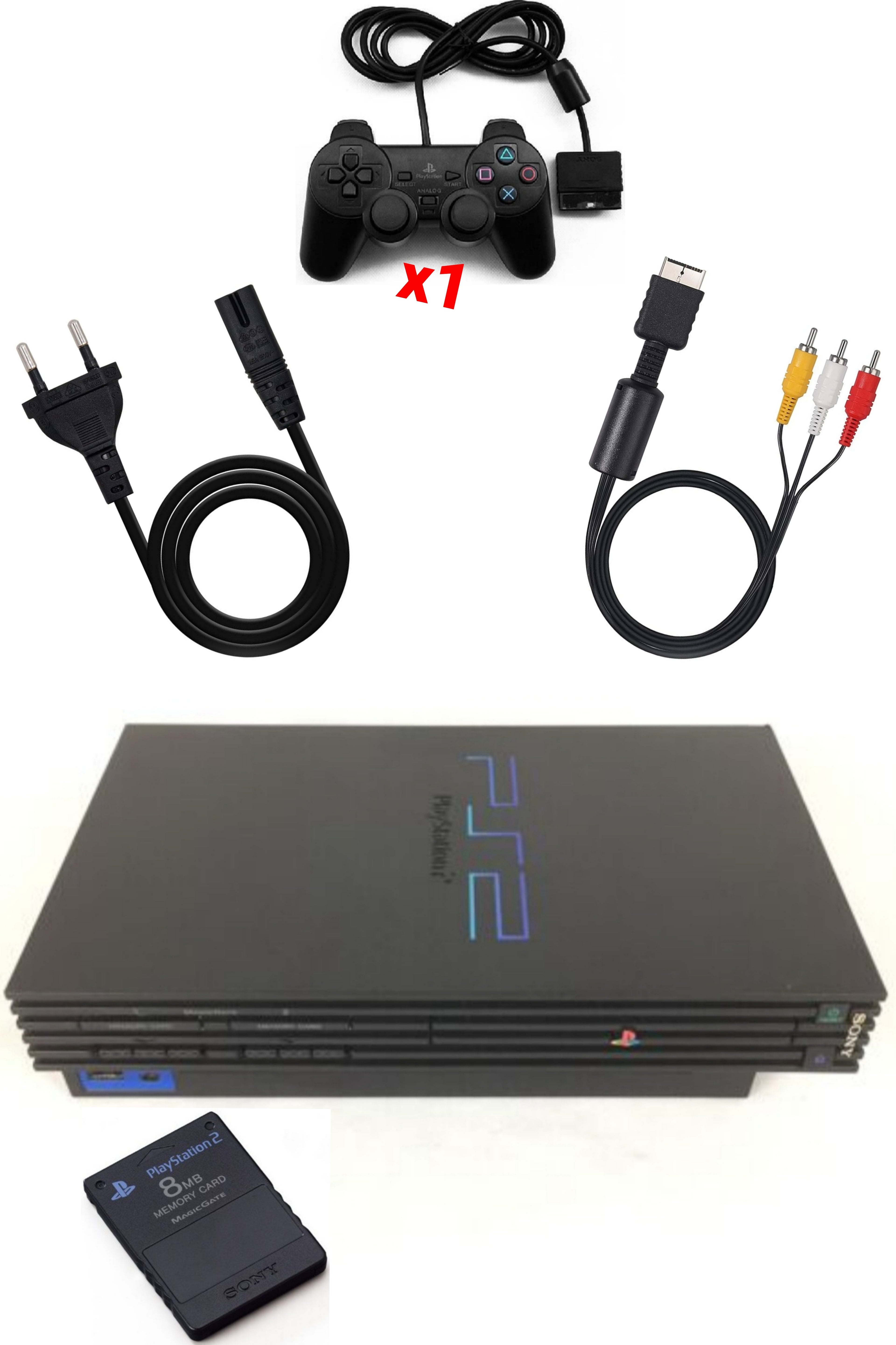 Console PlayStation 2 (PS2) FAT Noire