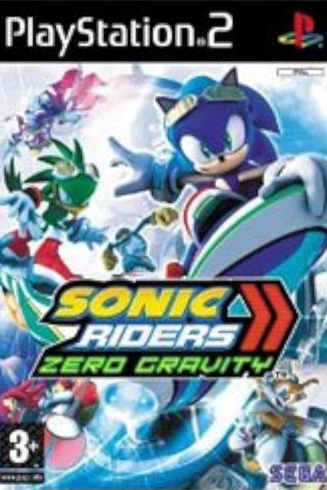 Jeu PS2 - SONIC : RIDERS ZERO GRAVITY