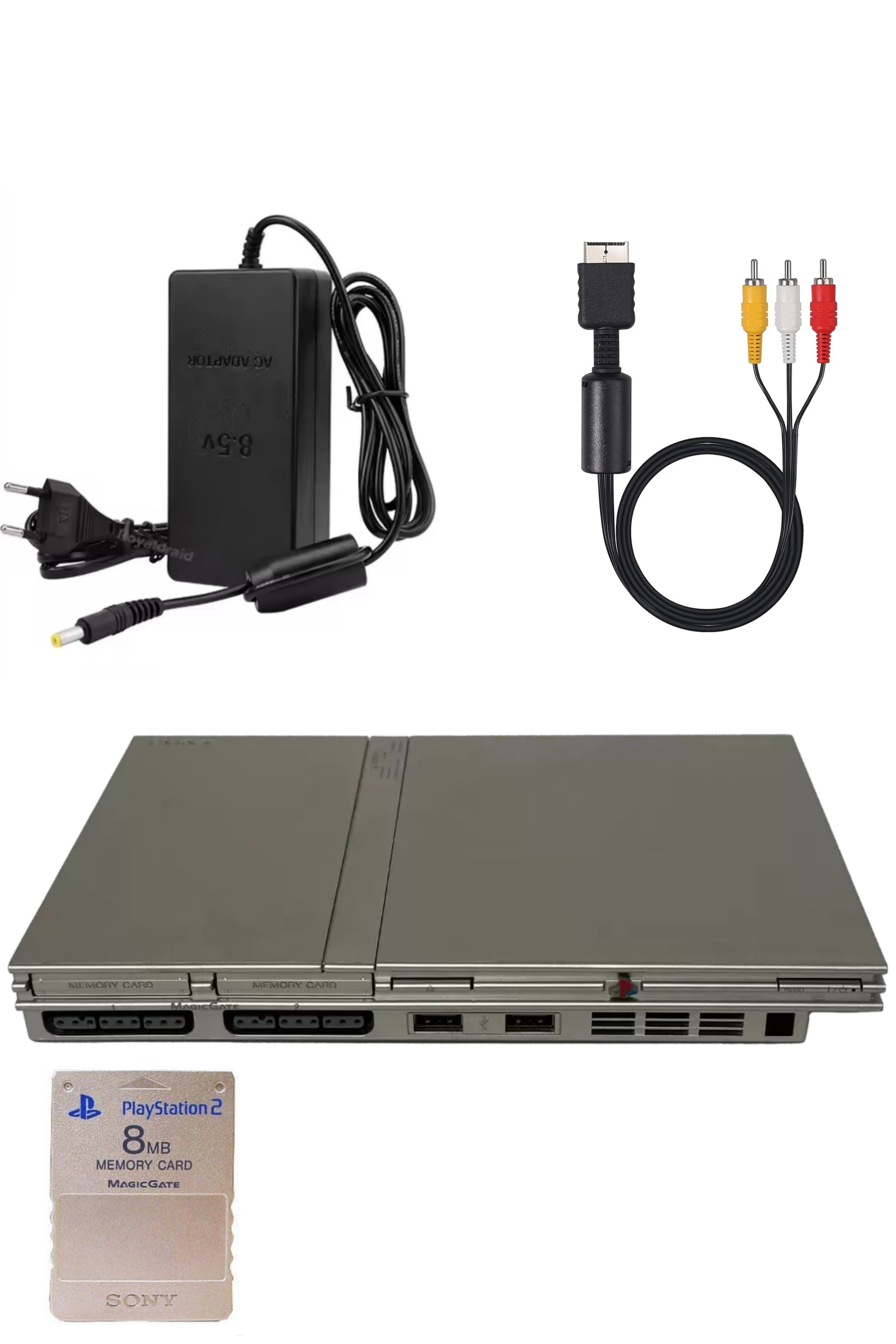 Console PlayStation 2 (PS2) SLIM Grise (Silver)