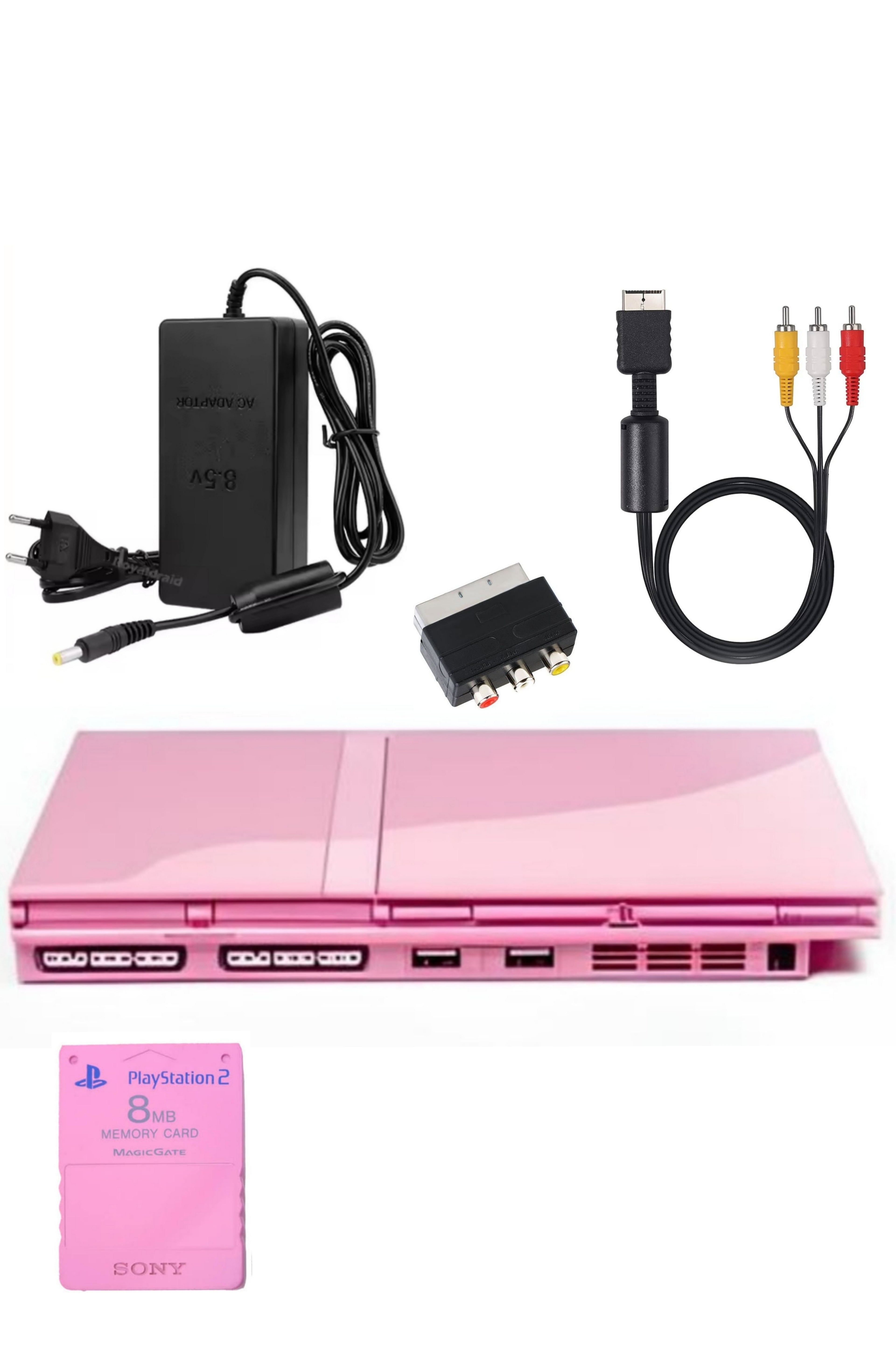 Console PlayStation 2 (PS2) SLIM Rose (Pink)