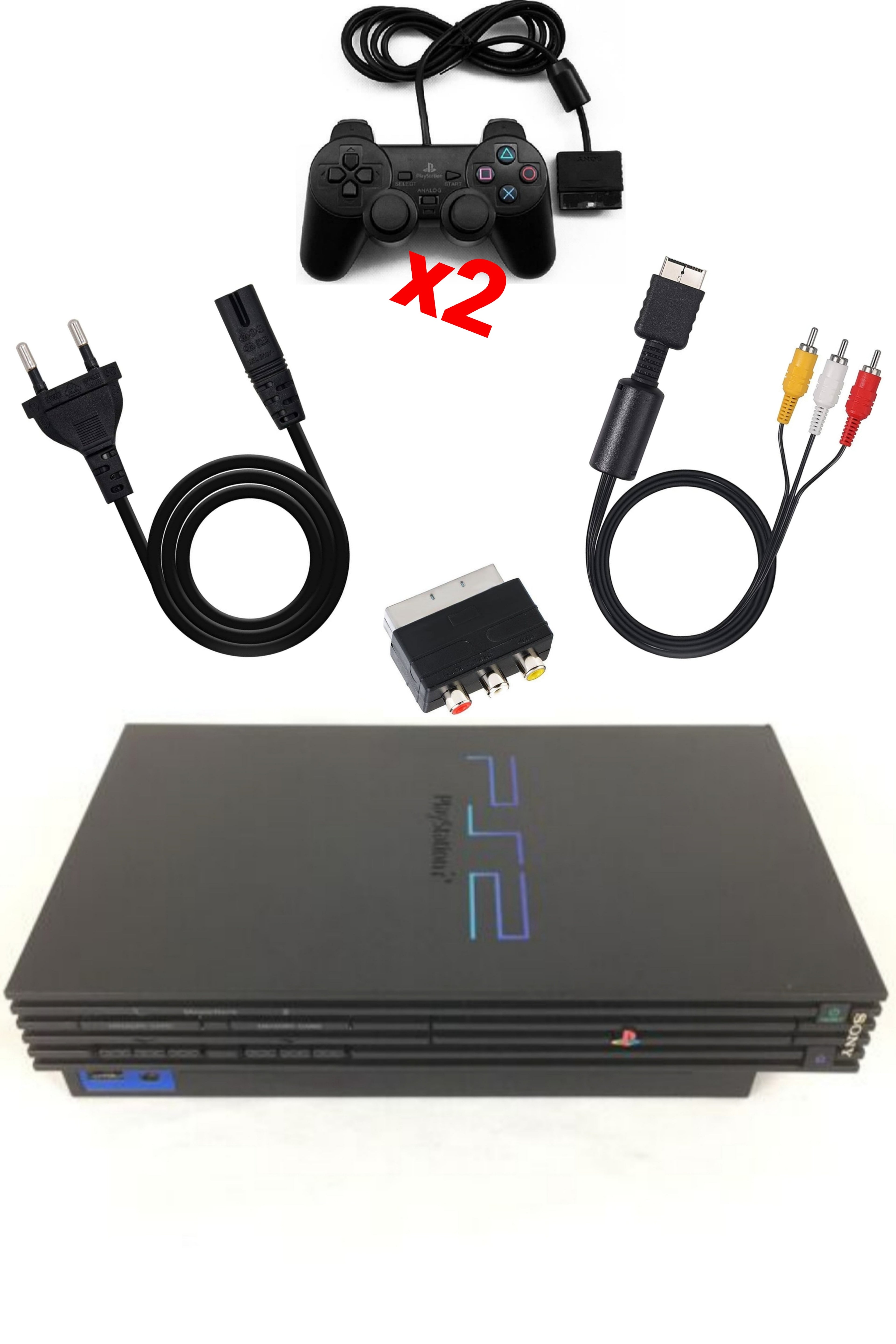 Console PlayStation 2 (PS2) FAT Noire