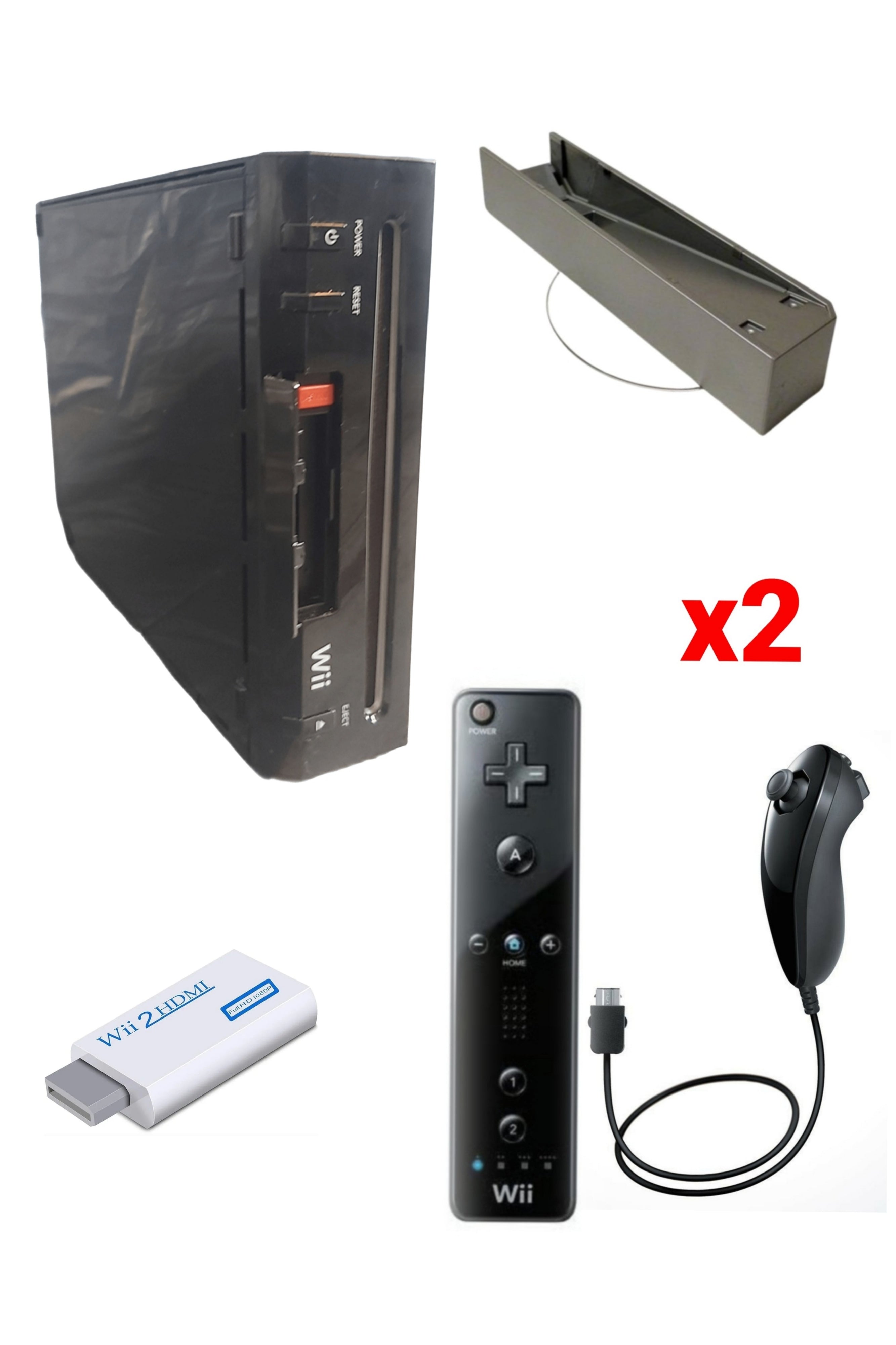 Console Nintendo WII NOIRE (Version non rétro-compatible)