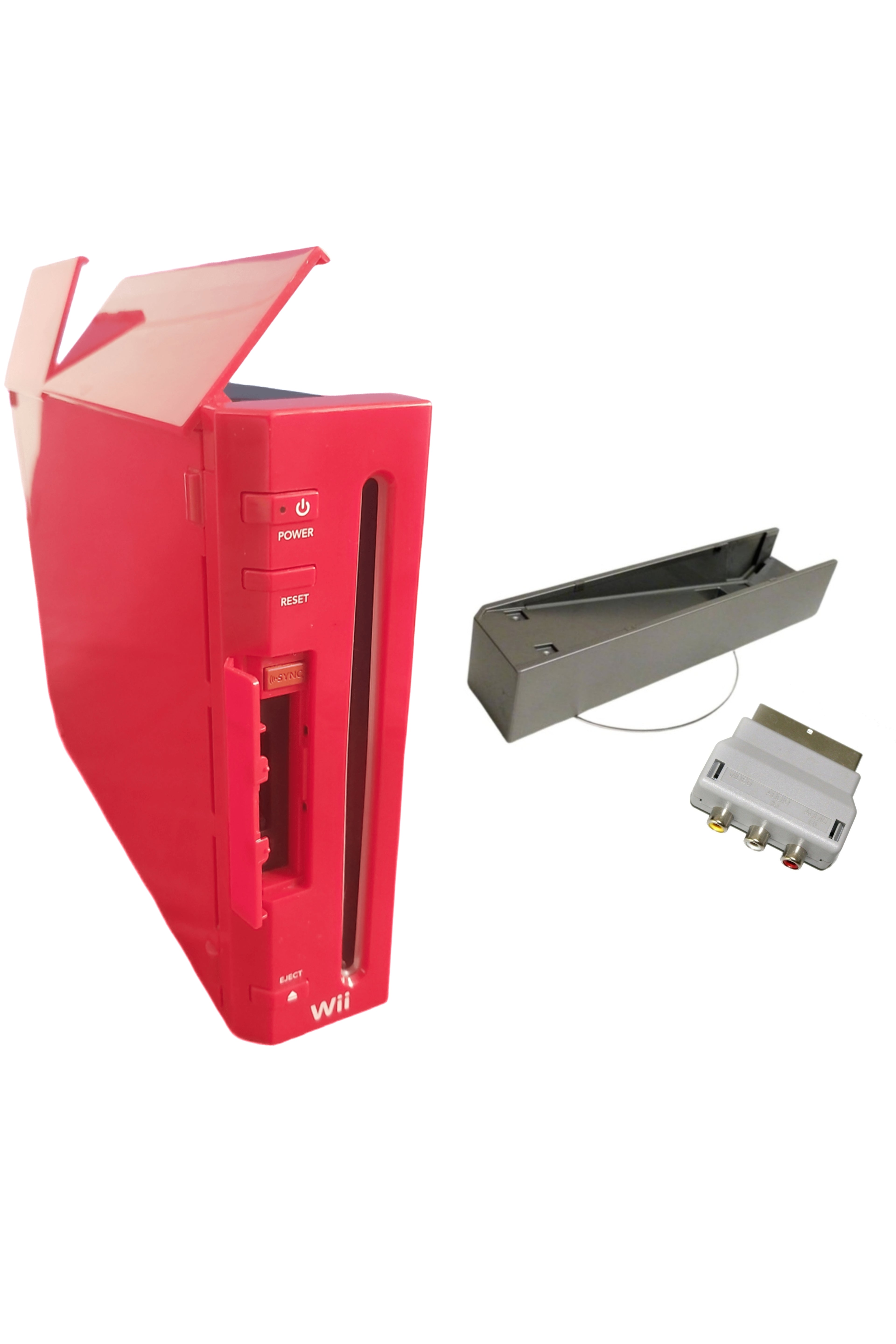 Console Nintendo WII ROUGE (Rétro-compatible Gamecube)