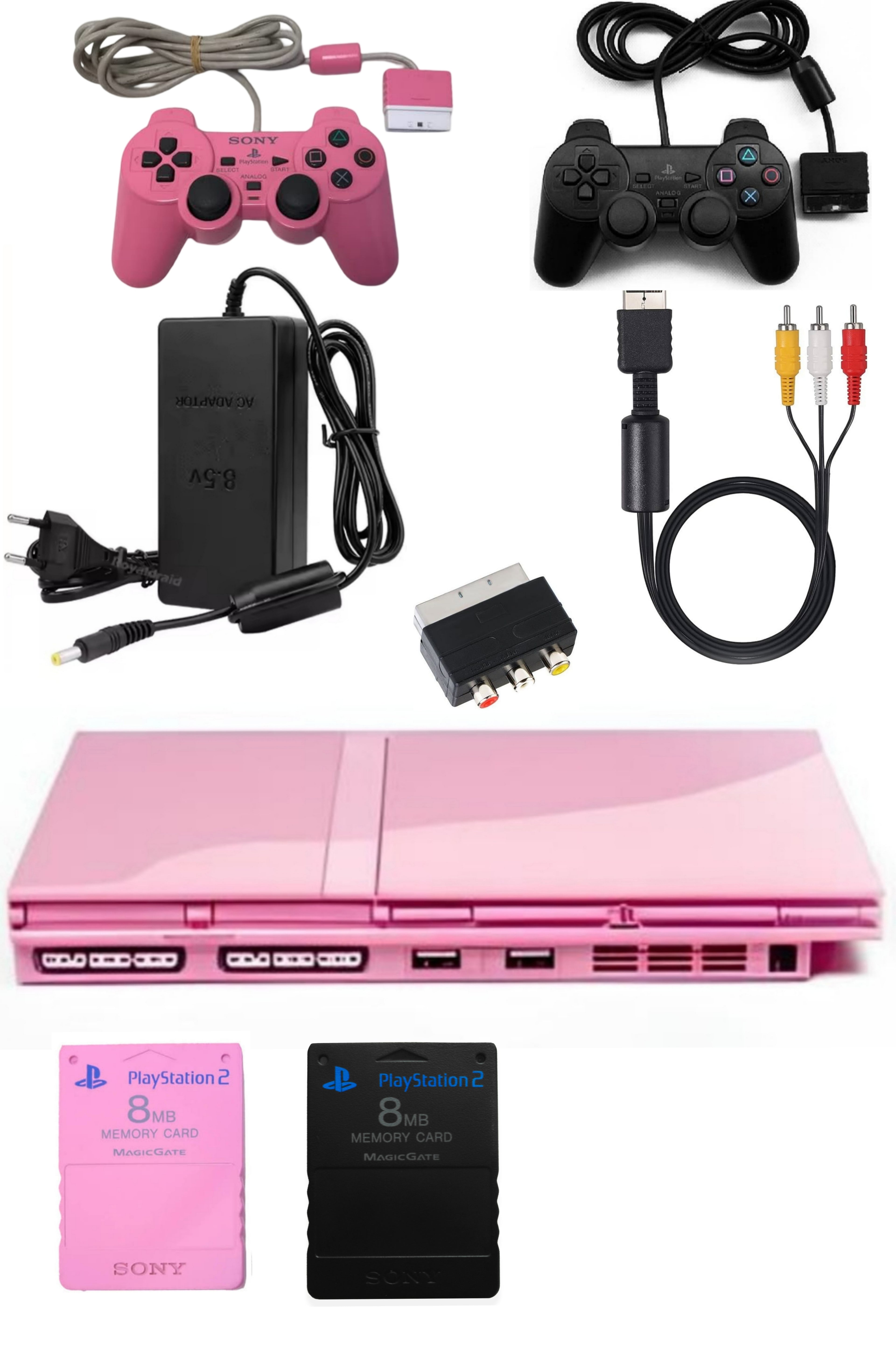 Console PlayStation 2 (PS2) SLIM Rose (Pink)