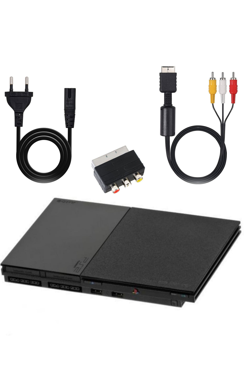 Console PlayStation 2 (PS2) SLIM Noire SATIN (V.2•90000)