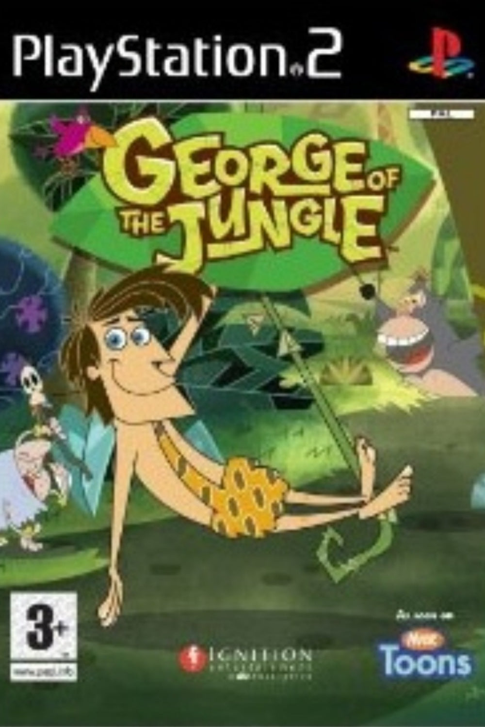 Jeu PS2 - GEORGES DE LA JUNGLE (Français/Néerlandais)