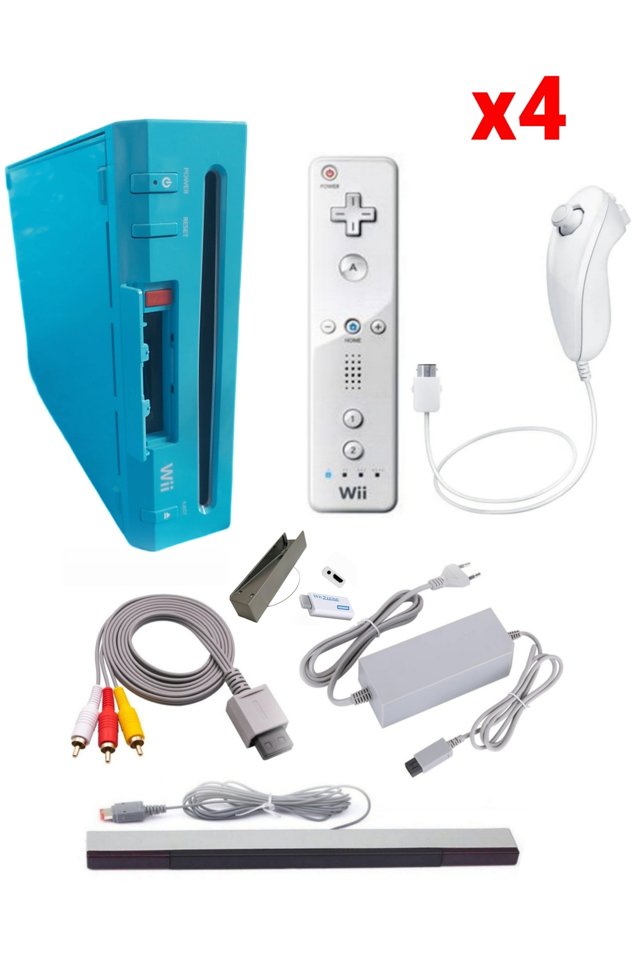 Console Nintendo WII BLEUE (Non Rétro-compatible Gamecube)