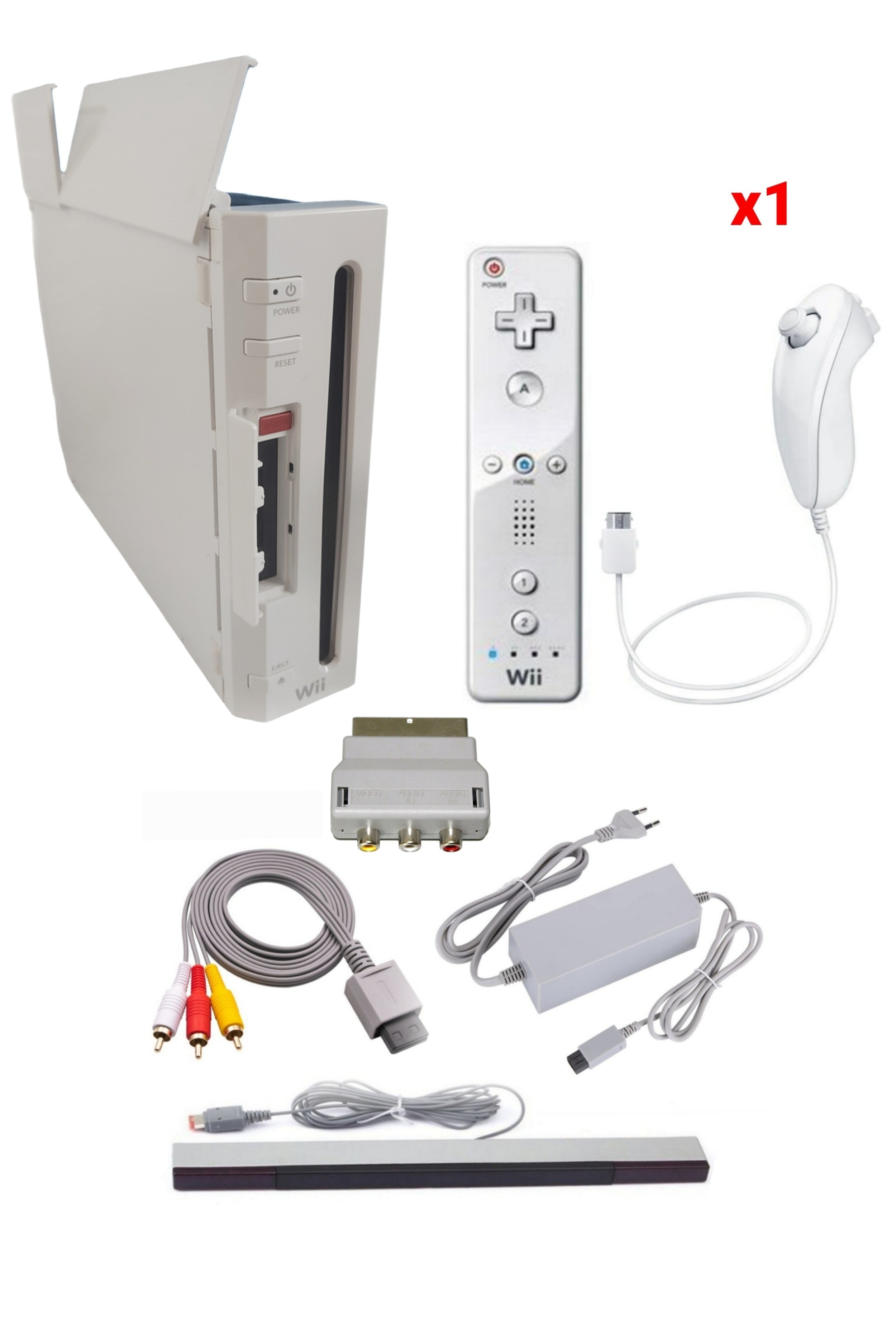 Console Nintendo WII BLANCHE (Version rétro-compatible Gamecube)