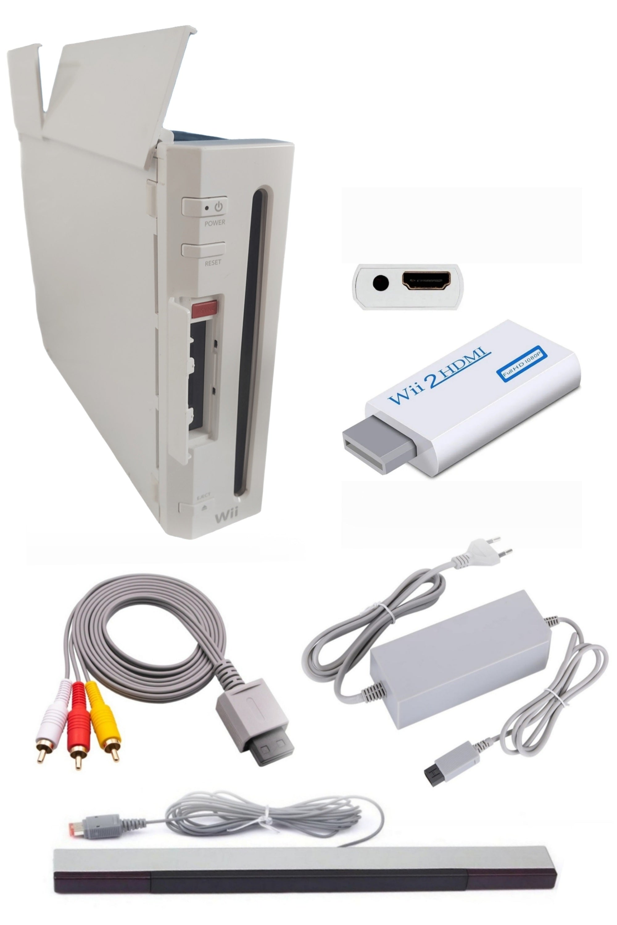 Console Nintendo WII BLANCHE (Version rétro-compatible Gamecube)