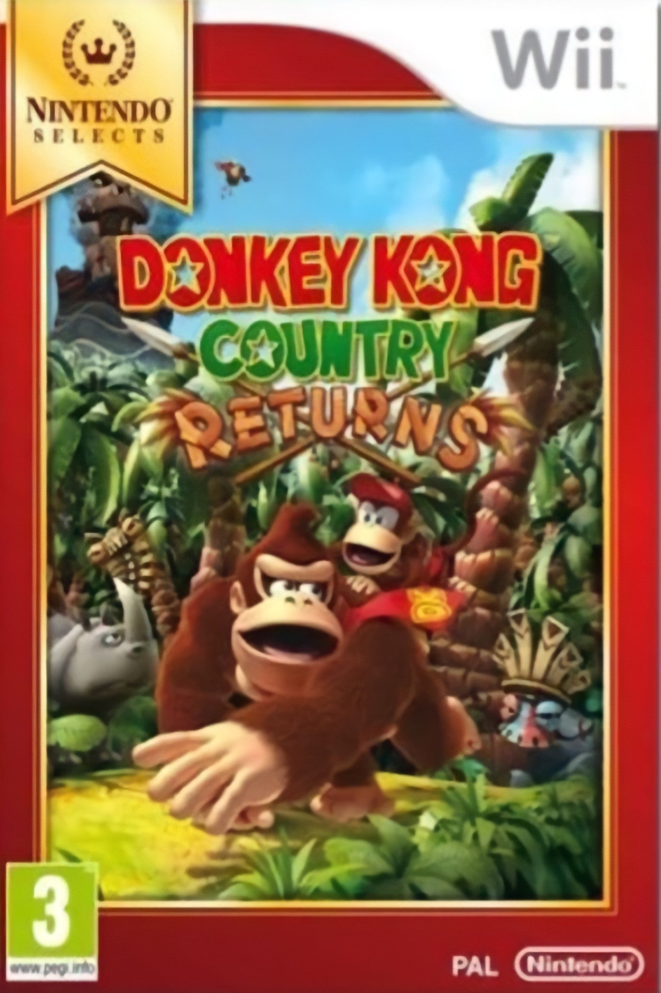 Jeu Wii - DONKEY KONG COUNTRY Returns (Nintendo Selects)