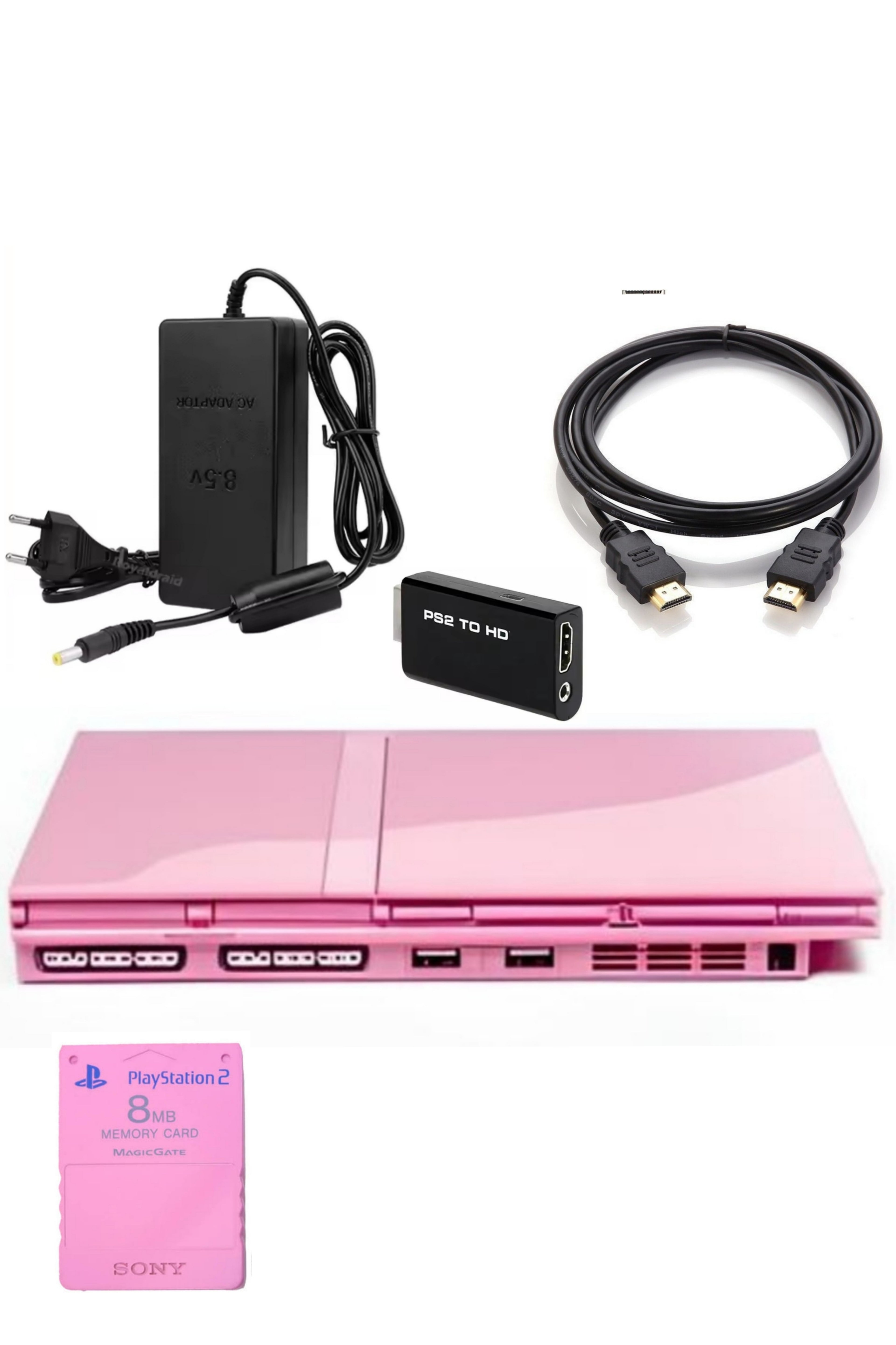 Console PlayStation 2 (PS2) SLIM Rose (Pink)