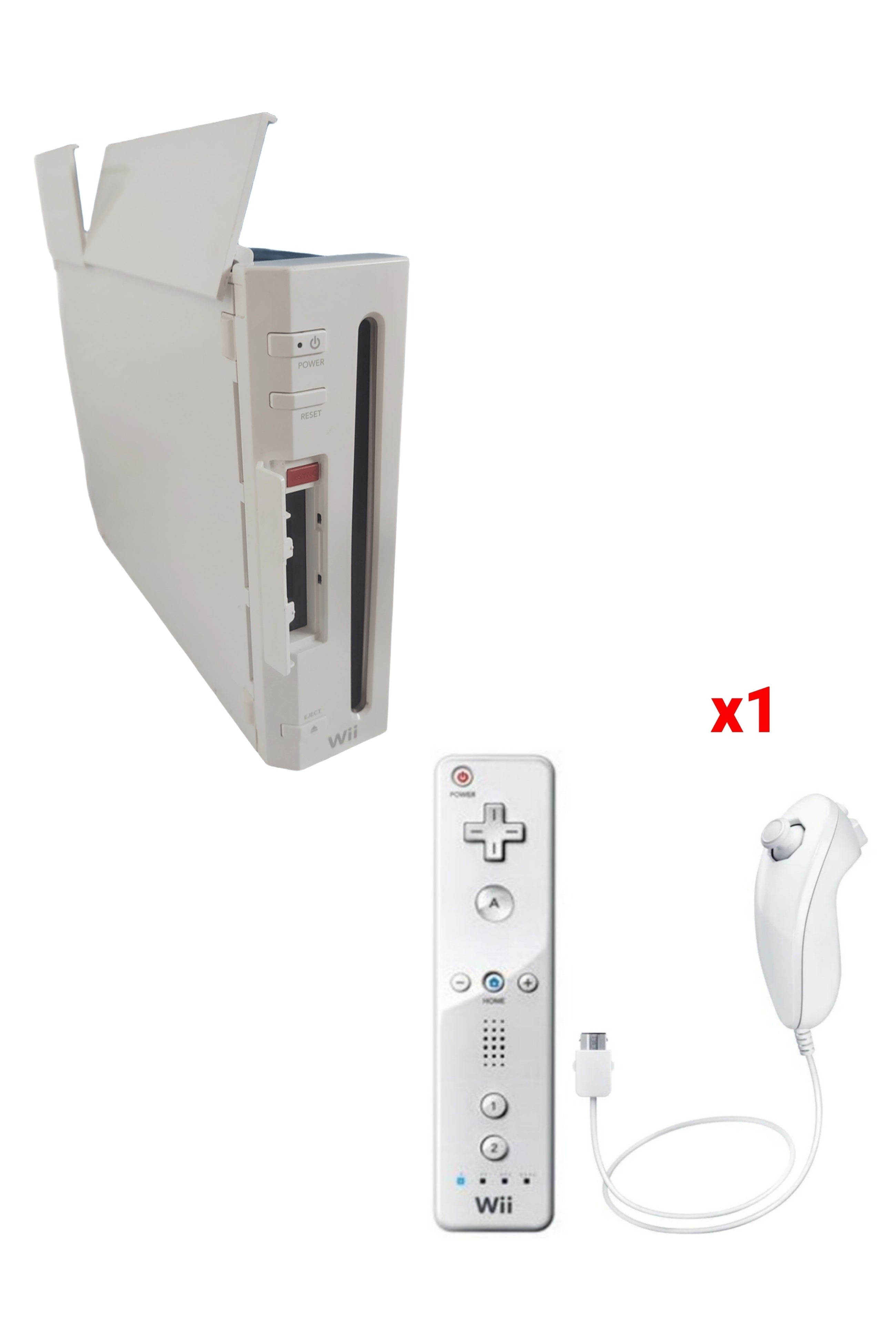 Console Nintendo WII BLANCHE (Version rétro-compatible Gamecube)