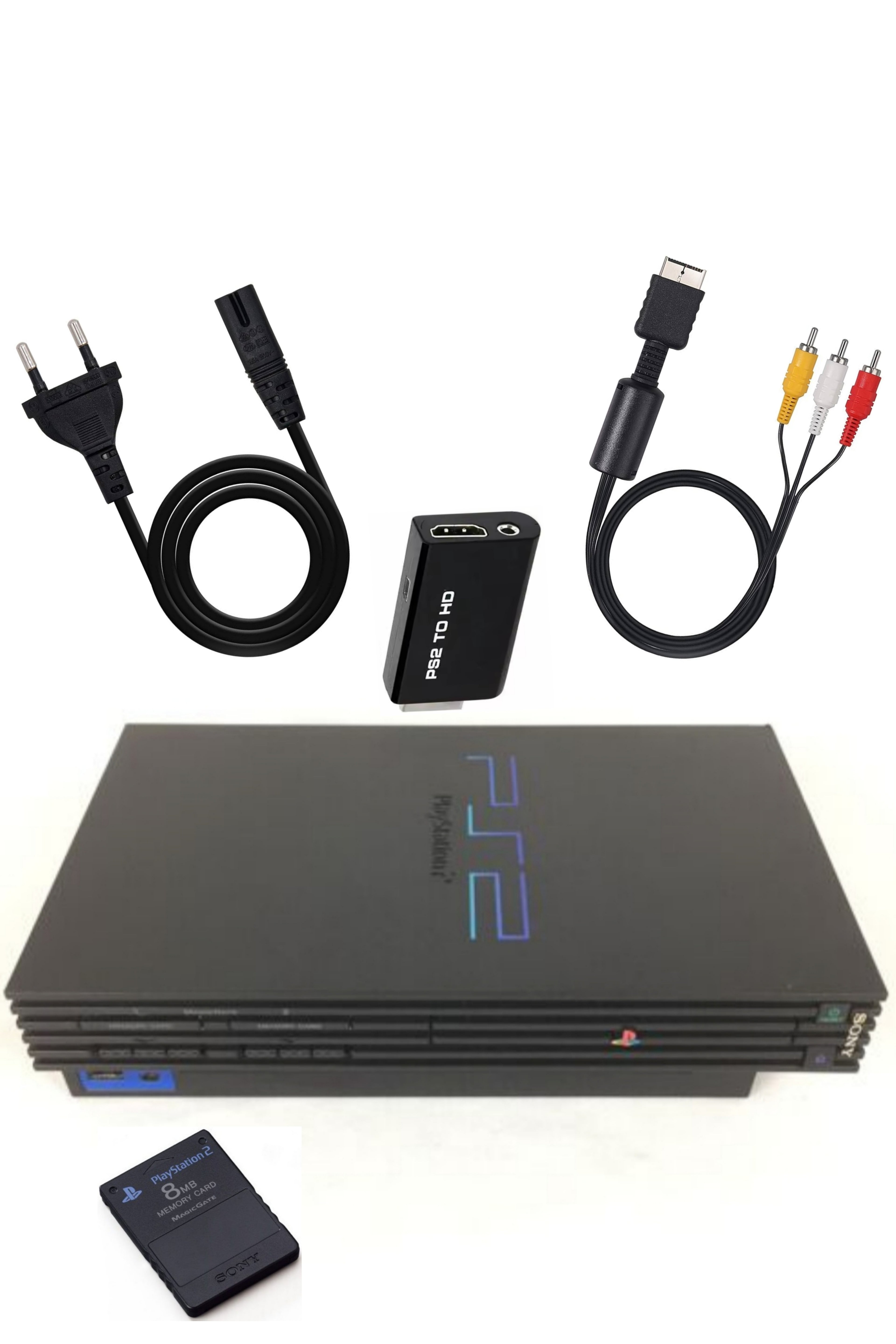 Console PlayStation 2 (PS2) FAT Noire