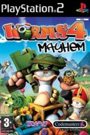 Jeu PS2 - WORMS 4 : MAYHEM